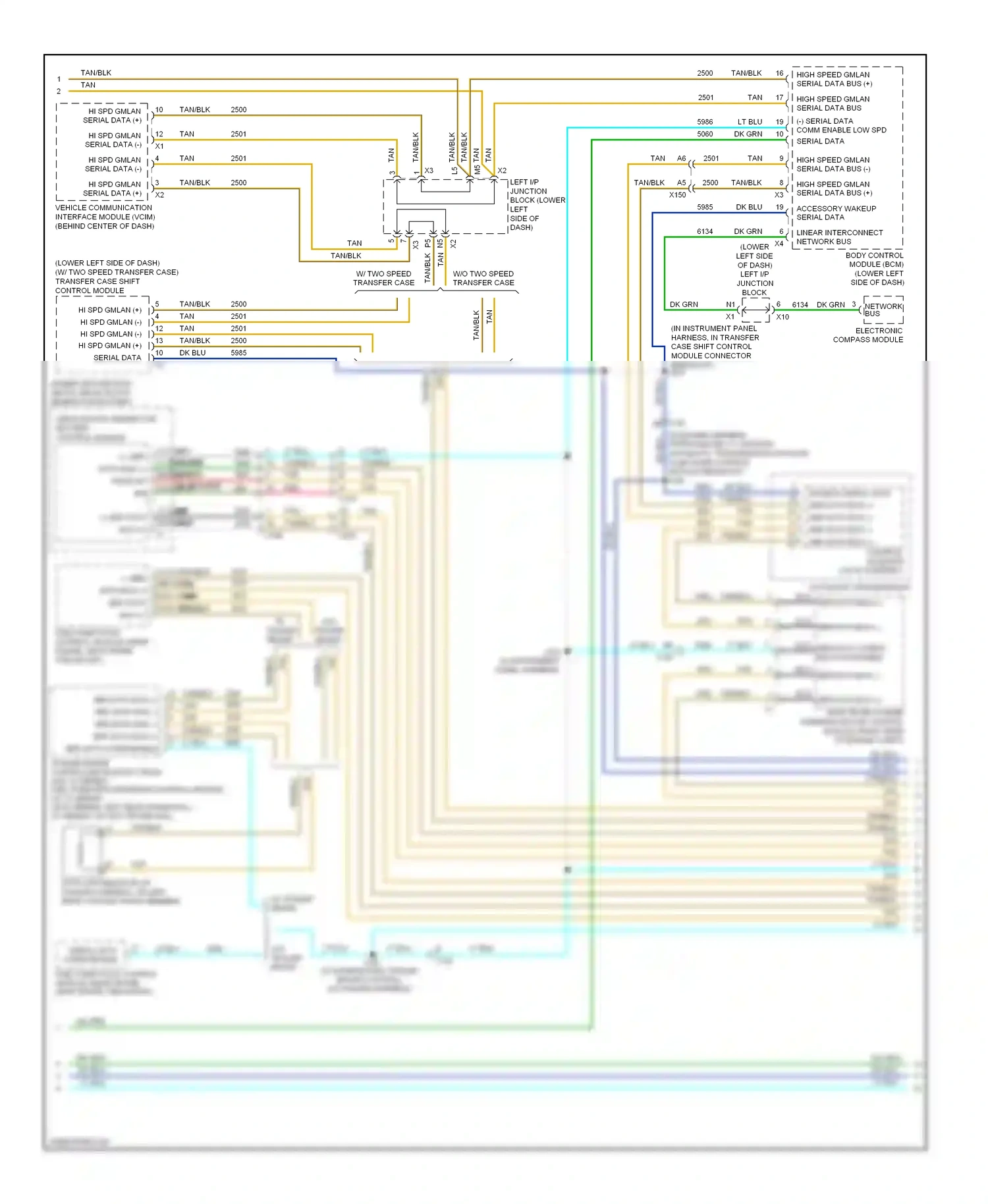GMC Sierra 1500  (2000-2012) serial data comm enable wiring diagram  (5 of 5)