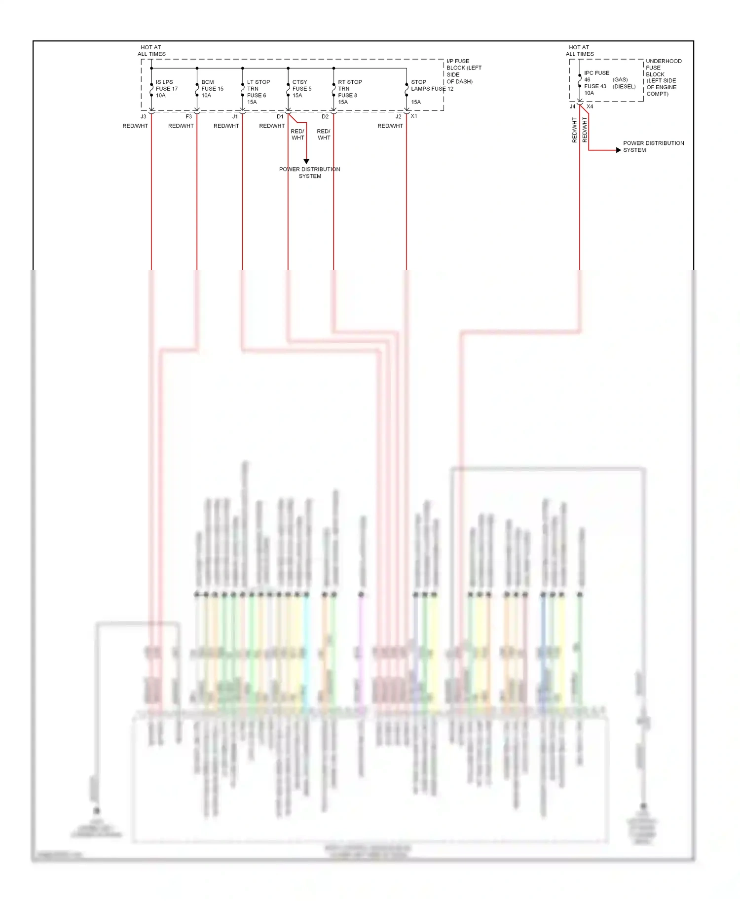 GMC Sierra 1500  (2000-2012) serial data comm enable wiring diagram  (1 of 5)