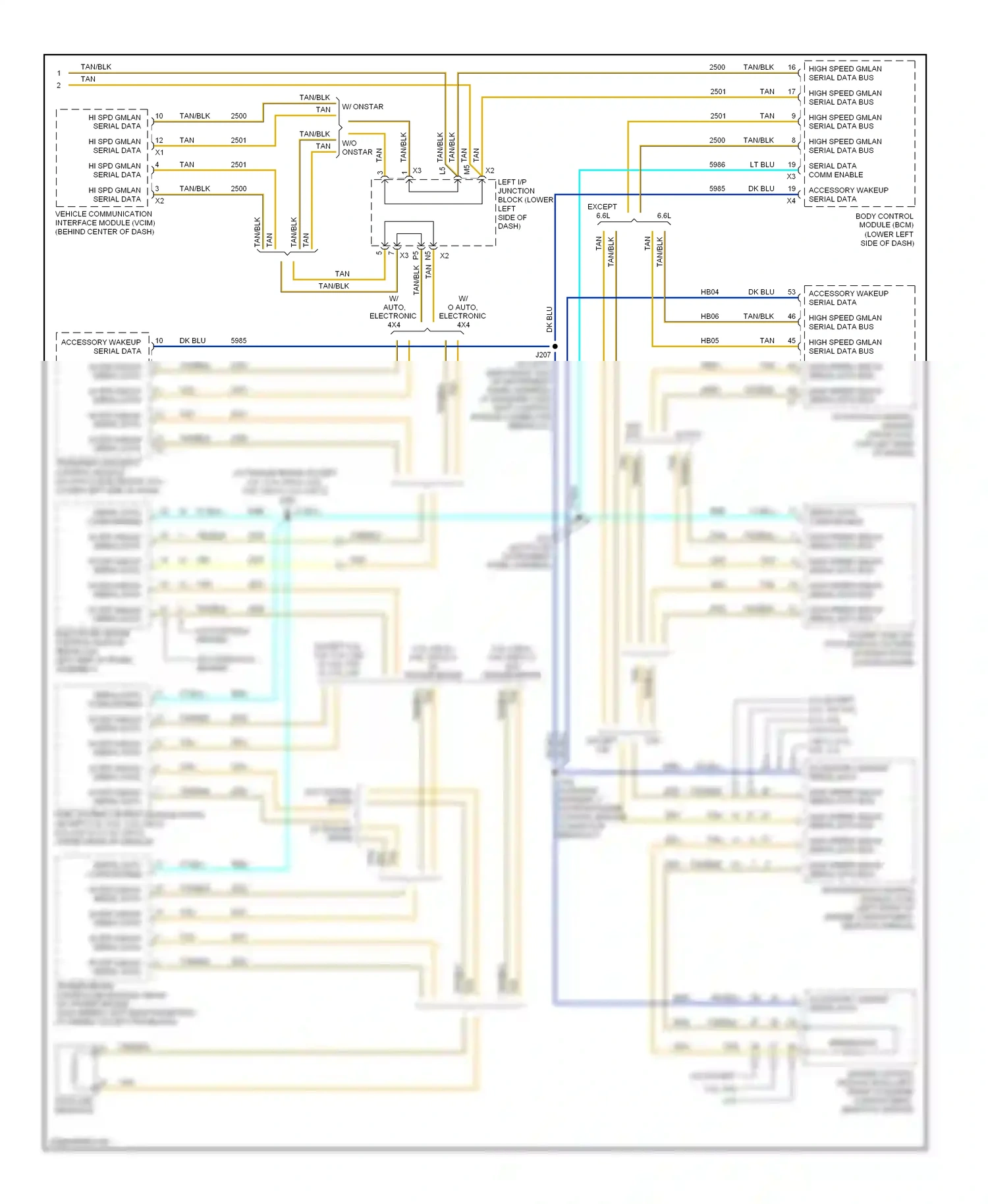 GMC Sierra 1500  (2000-2012) serial data comm enable wiring diagram  (2 of 5)