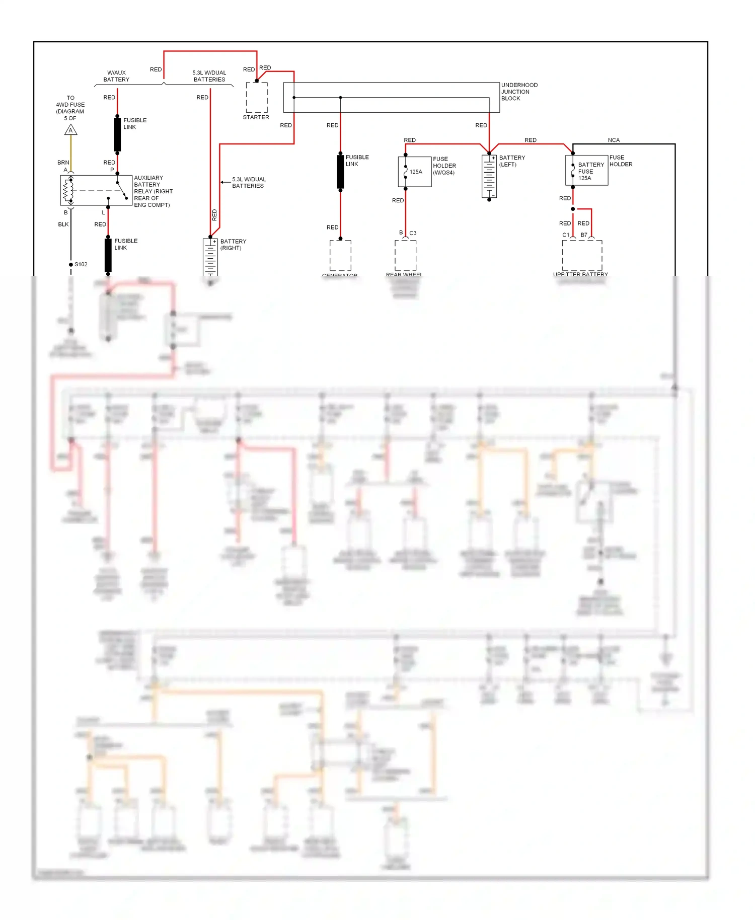 GMC Sierra 1500  (2000-2012) steering control module wiring diagram  (1 of 1)