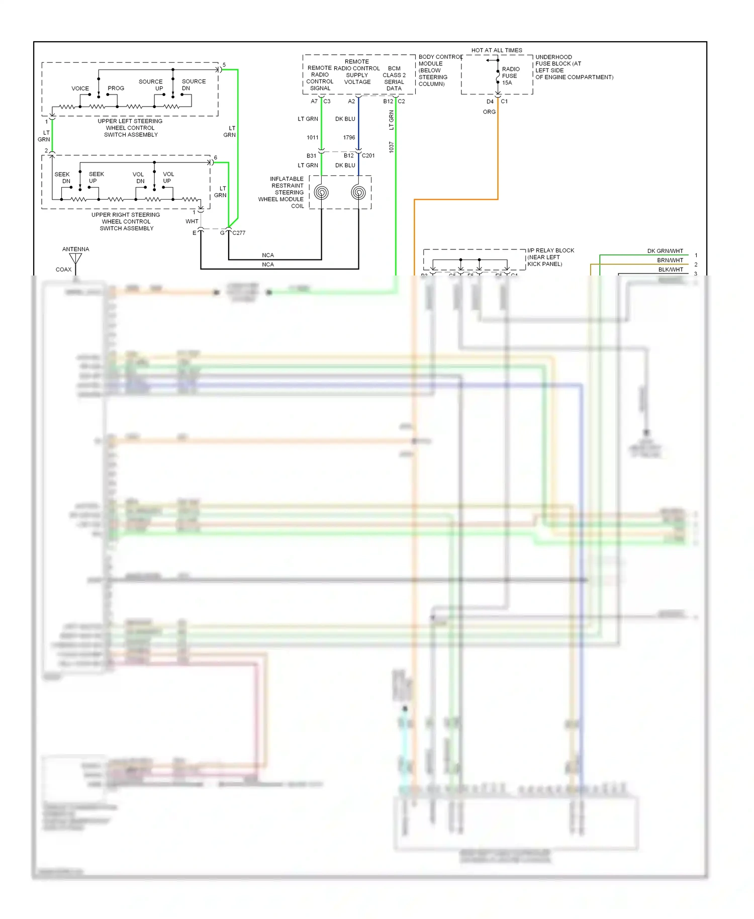 GMC Sierra 1500  (2000-2012) system data lines wiring diagram  (1 of 1)