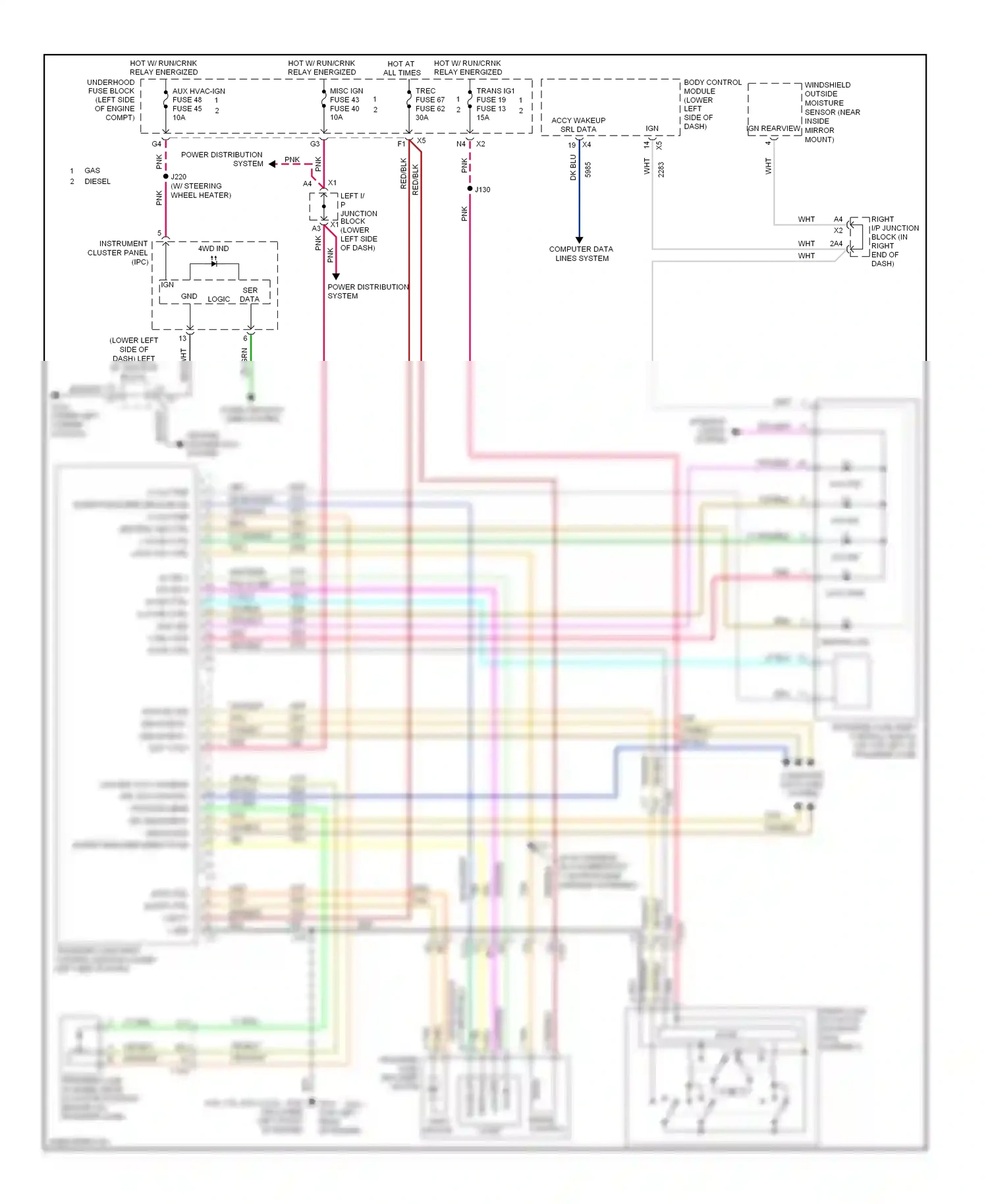 GMC Sierra 1500  (2000-2012) transfer case encoder motor wiring diagram  (21 of 27)