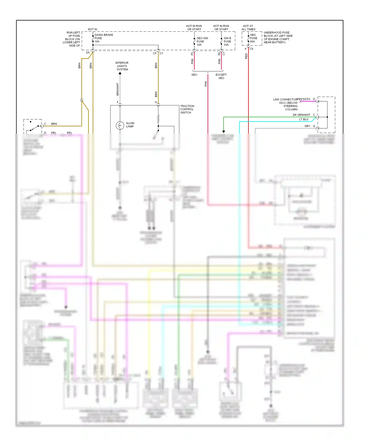 GMC Sierra 1500  (2000-2012) transfer case shift control module wiring diagram  (6 of 46)