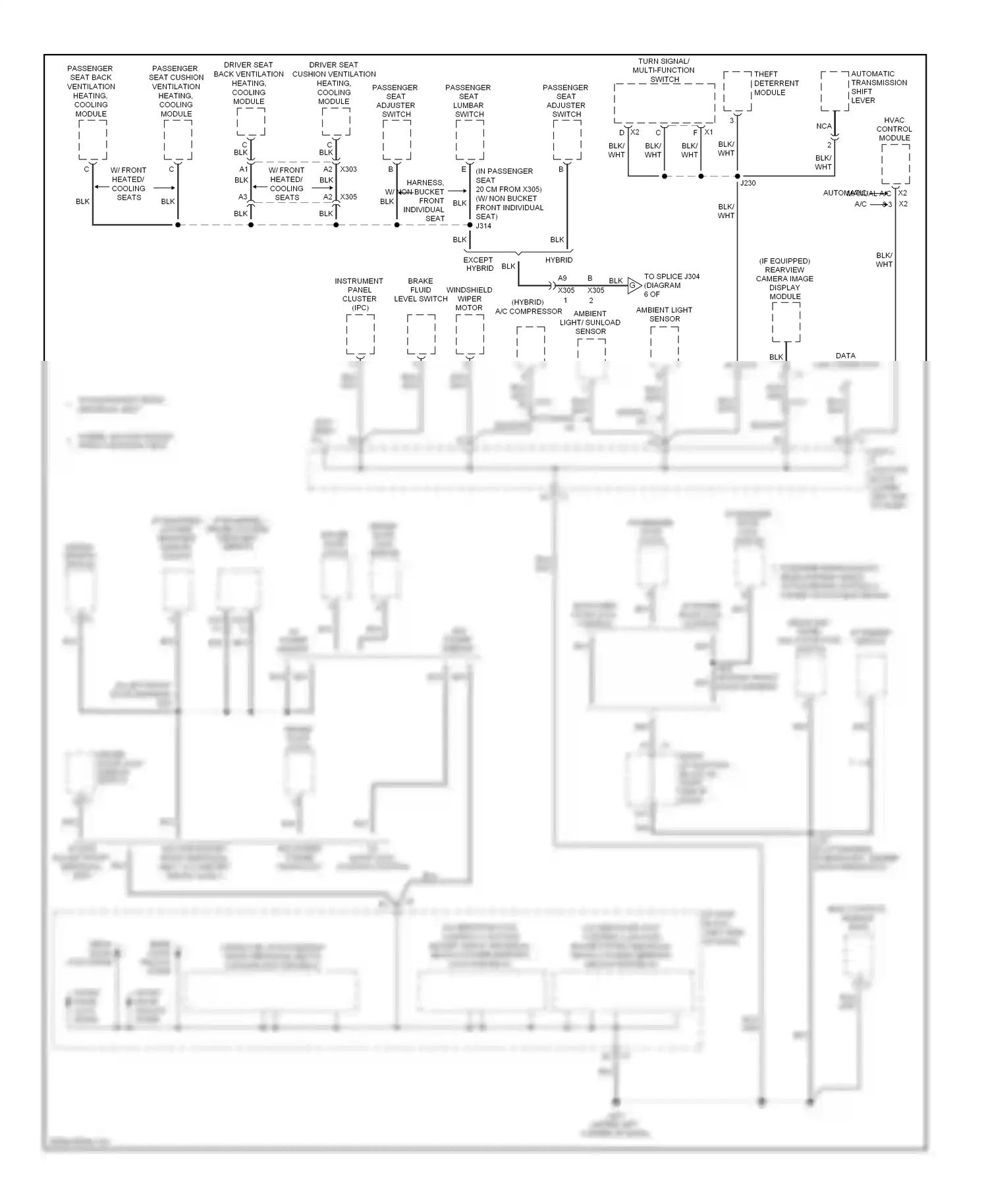 GMC Sierra 1500  (2000-2012) turn signal/ multi-function switch wiring diagram  (4 of 9)