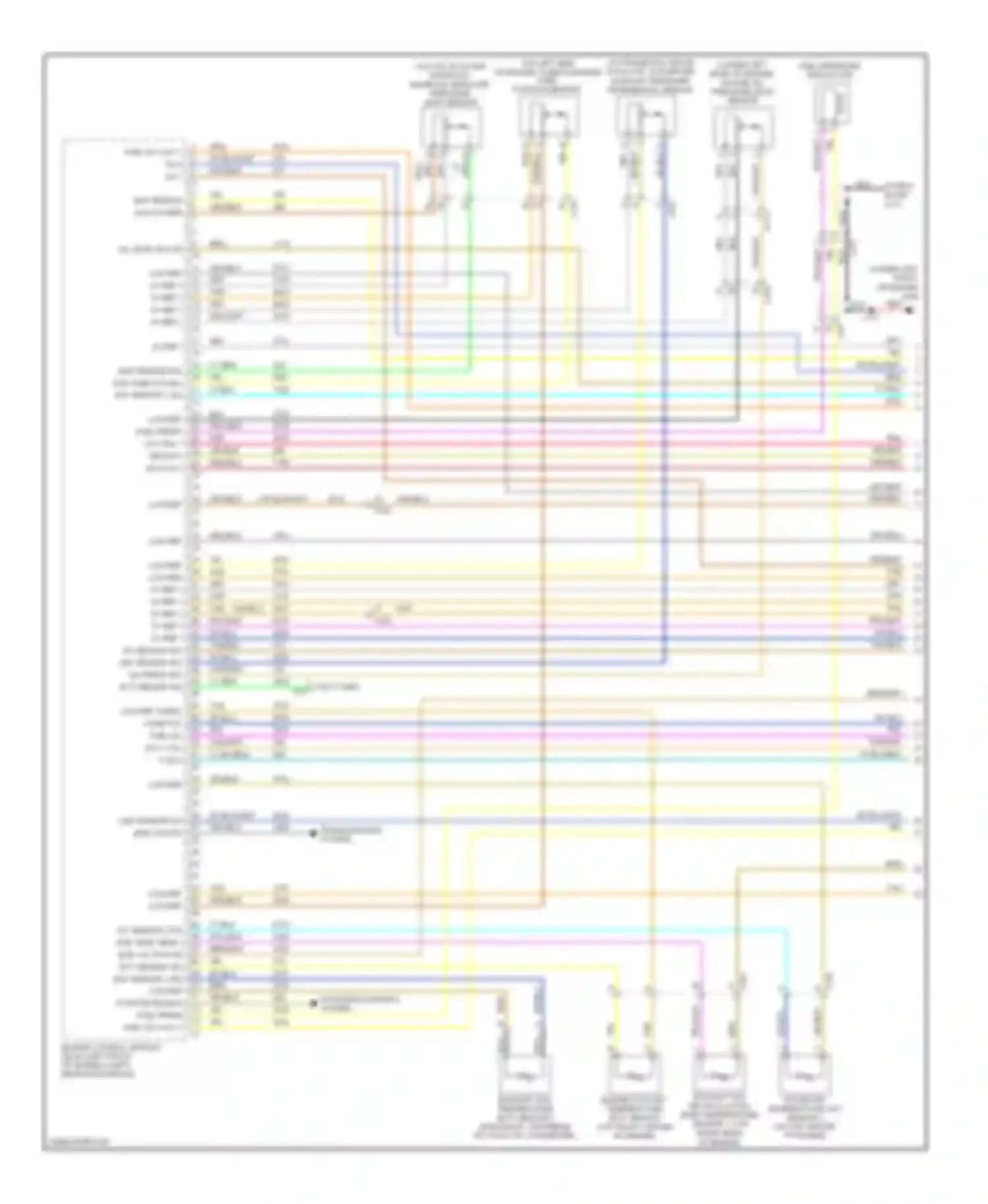 Sierra 2500 HD GMC  (2002-2012): Wiring diagram engine performance 6.6l vin 6 (1 of 5)