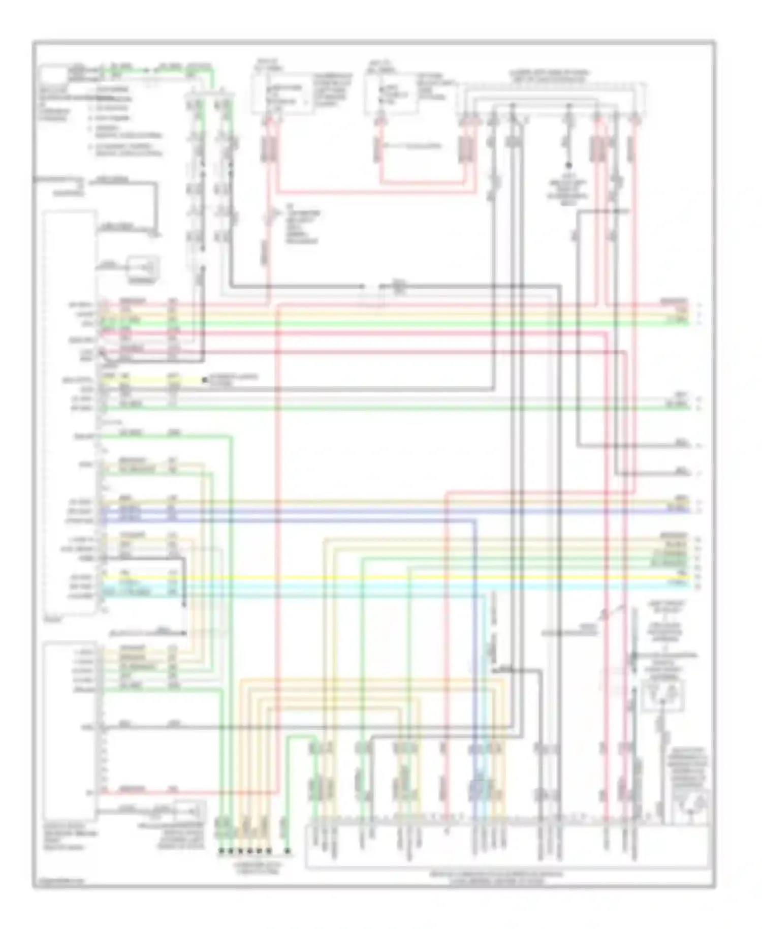 Sierra 2500 HD GMC  (2002-2012): Navigation circuit, without y91 & without uqa (1 of 3)