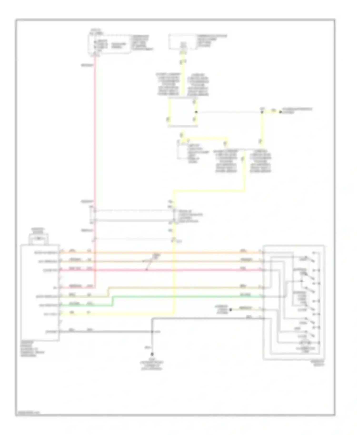 Sierra 2500 HD GMC  (2002-2012): Power top/sunroof circuit