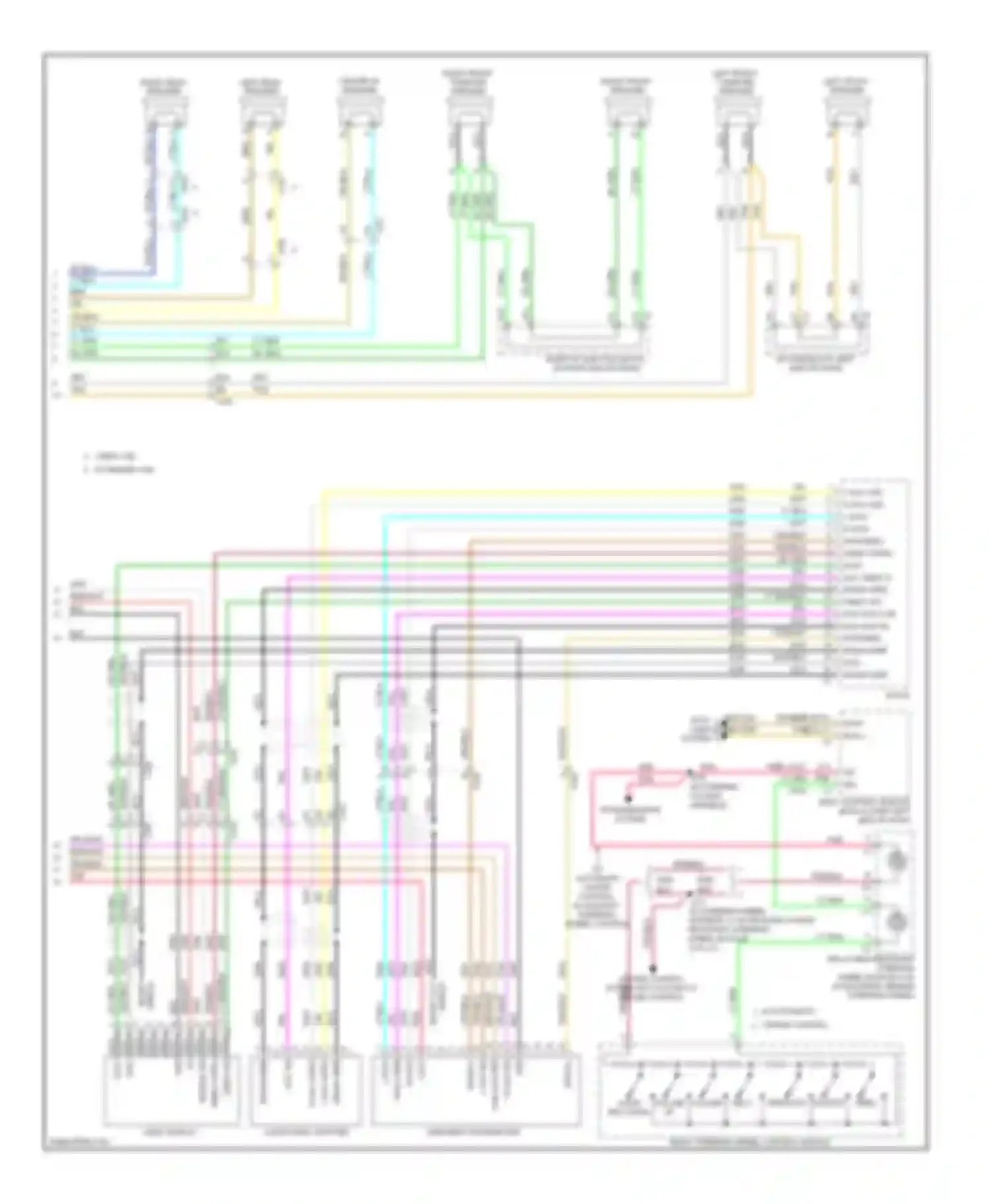 Sierra 2500 HD GMC  (2002-2012): Radio circuit, with y91 & uqa, without uys (3 of 3)