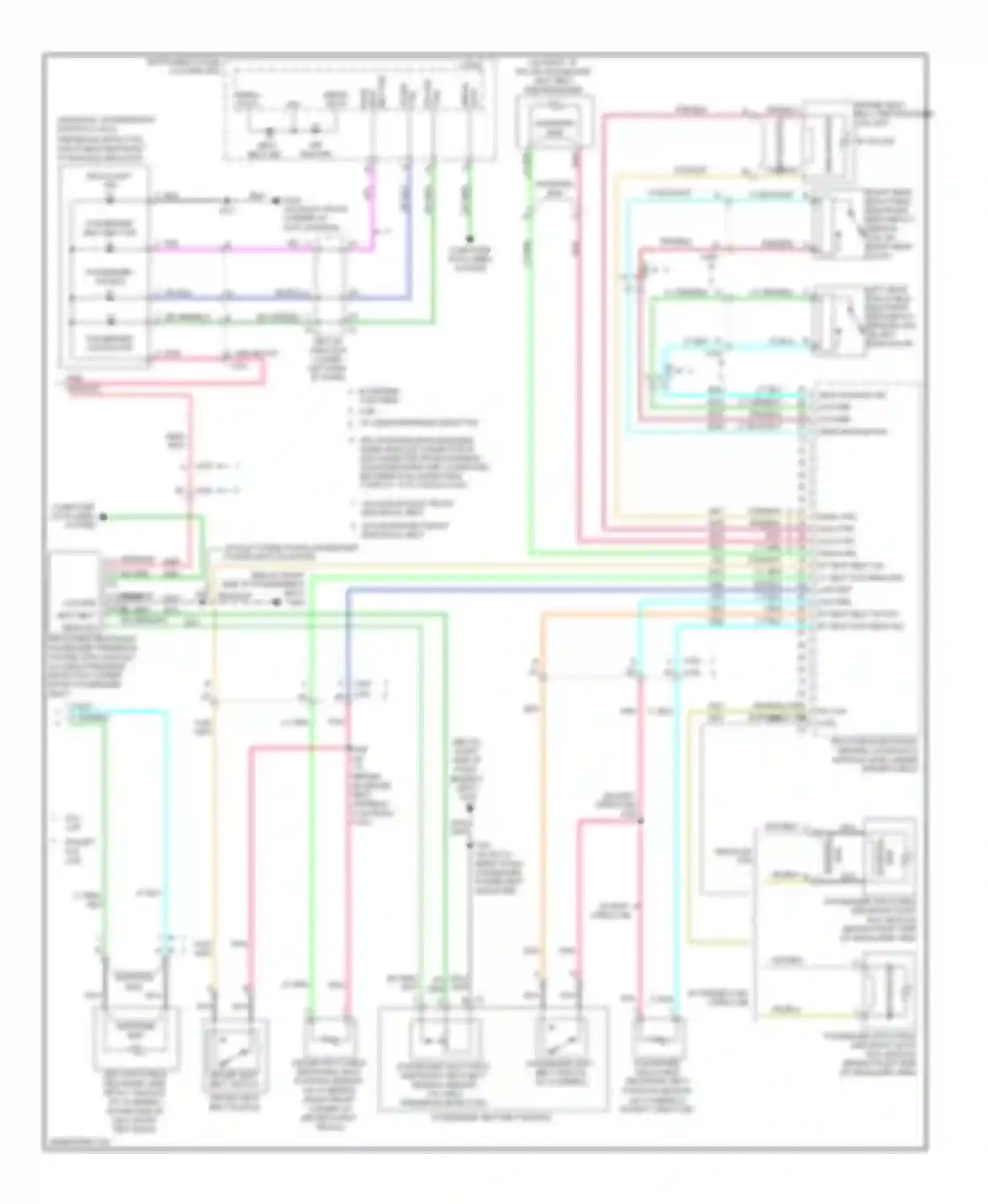 Sierra 2500 HD GMC  (2002-2012): Supplemental restraints circuit (2 of 2)