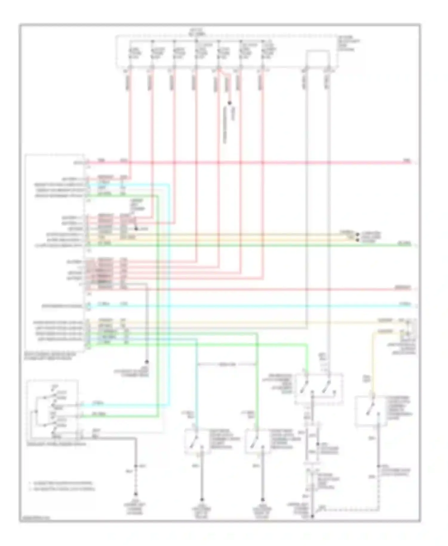 Sierra 2500 HD GMC  (2002-2012): Warning systems circuit, without an3/dl3 (1 of 2)