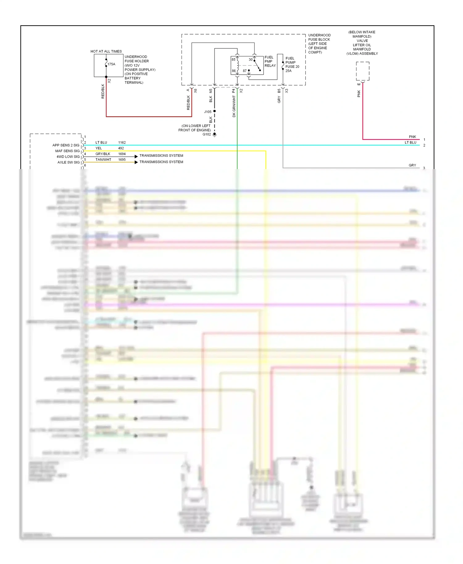 GMC Sierra 2500 HD  (2002-2012) computer data lines system high spd data bus - wiring diagram  (1 of 1)