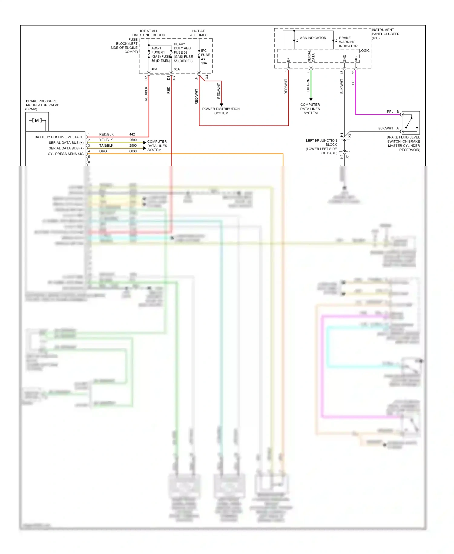 GMC Sierra 2500 HD  (2002-2012) computer data lines system wiring diagram  (126 of 226)