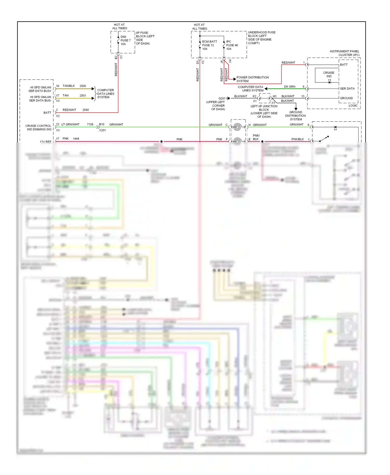 GMC Sierra 2500 HD  (2002-2012) computer data lines system wiring diagram  (131 of 226)