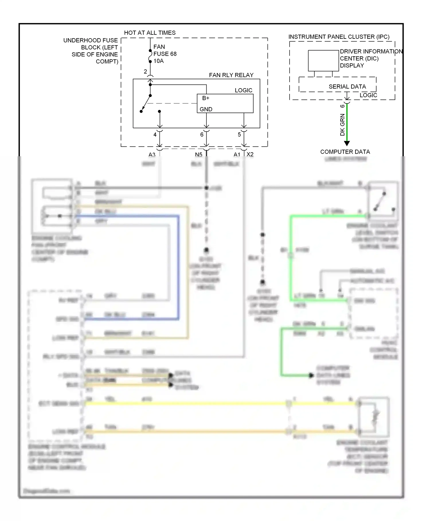 GMC Sierra 2500 HD  (2002-2012) computer data lines system wiring diagram  (67 of 226)