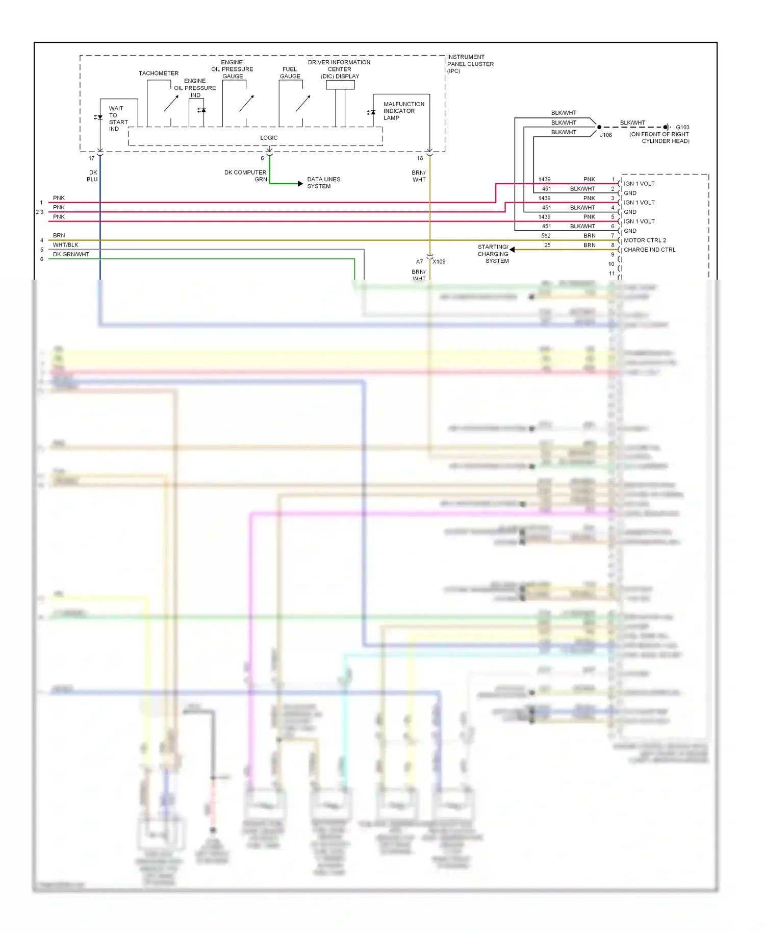 GMC Sierra 2500 HD  (2002-2012) dk computer data lines system wiring diagram  (1 of 1)