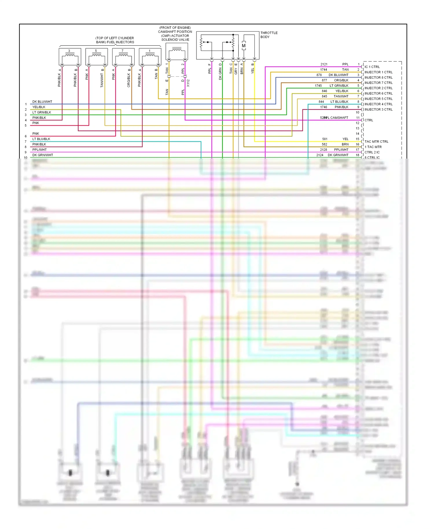 GMC Sierra 2500 HD  (2002-2012) ic 7 ctrl ic 5 ctrl low ref 5-volt ref 2 wiring diagram  (1 of 1)