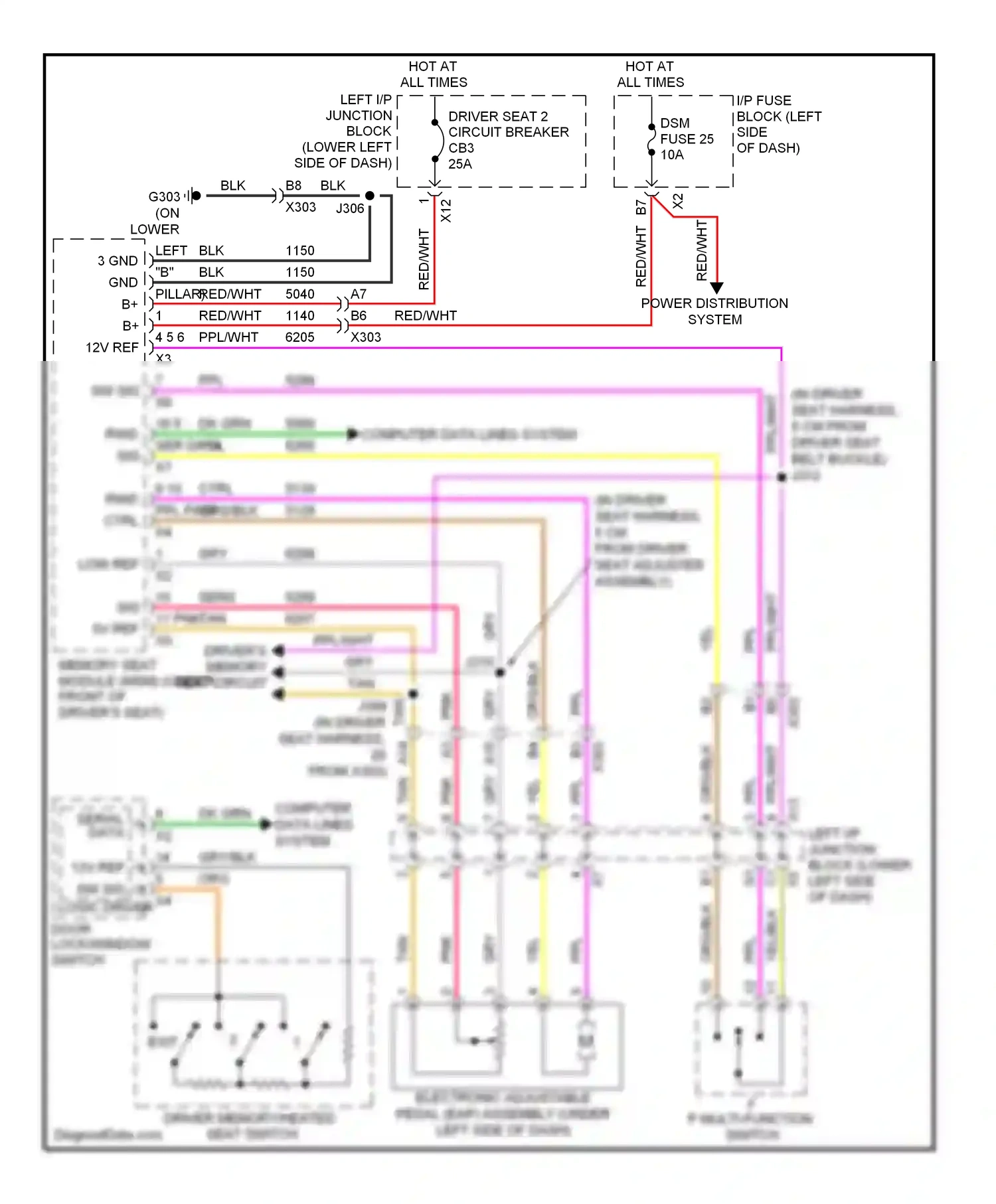 GMC Sierra 2500 HD  (2002-2012) i/p multi-function switch wiring diagram  (1 of 7)