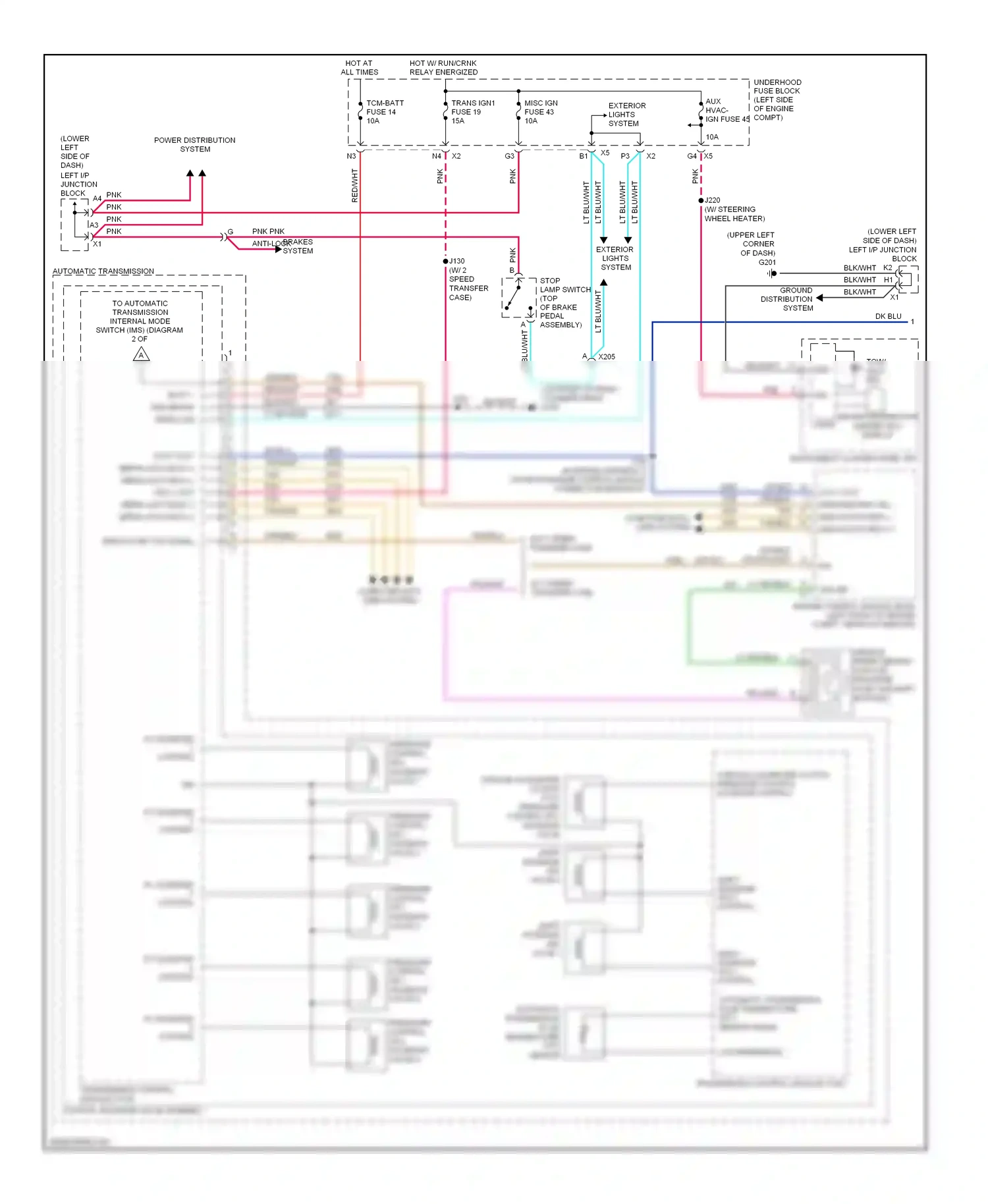 GMC Sierra 2500 HD  (2002-2012) low reference wiring diagram  (1 of 3)