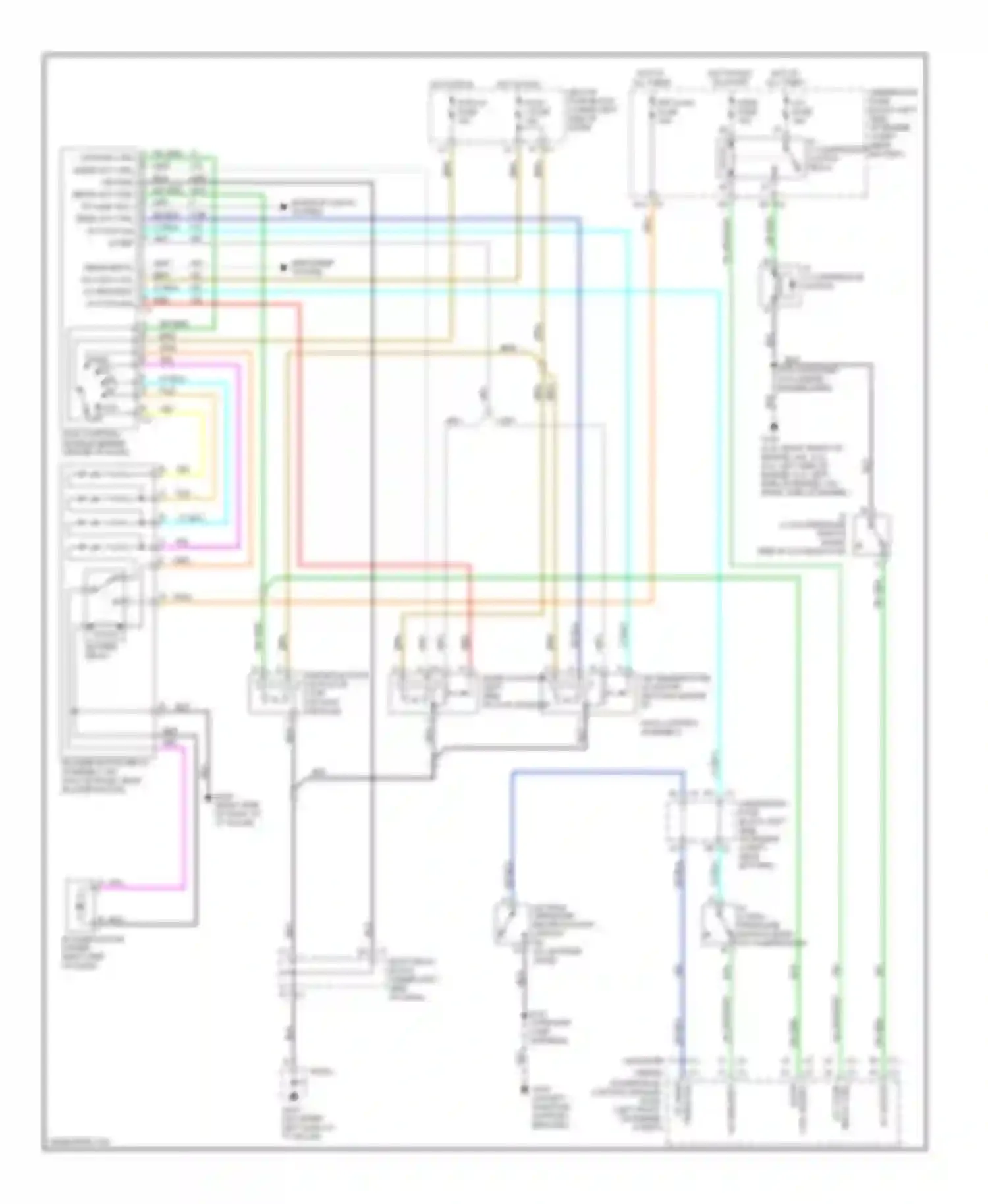 Sierra 2500 GMC  (2000-2004): Manual a/c circuit, base