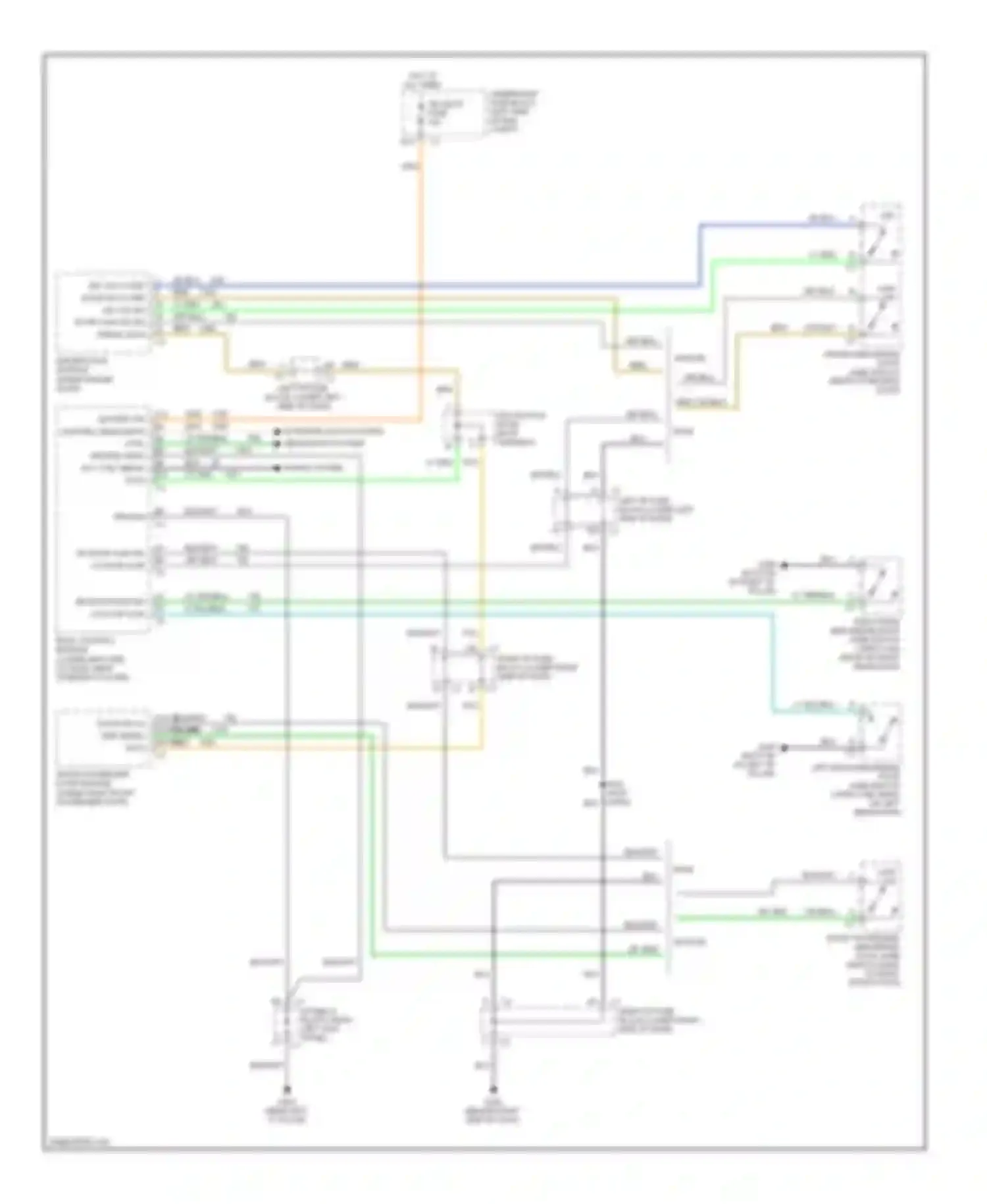 Sierra 2500 GMC  (2000-2004): Forced entry circuit