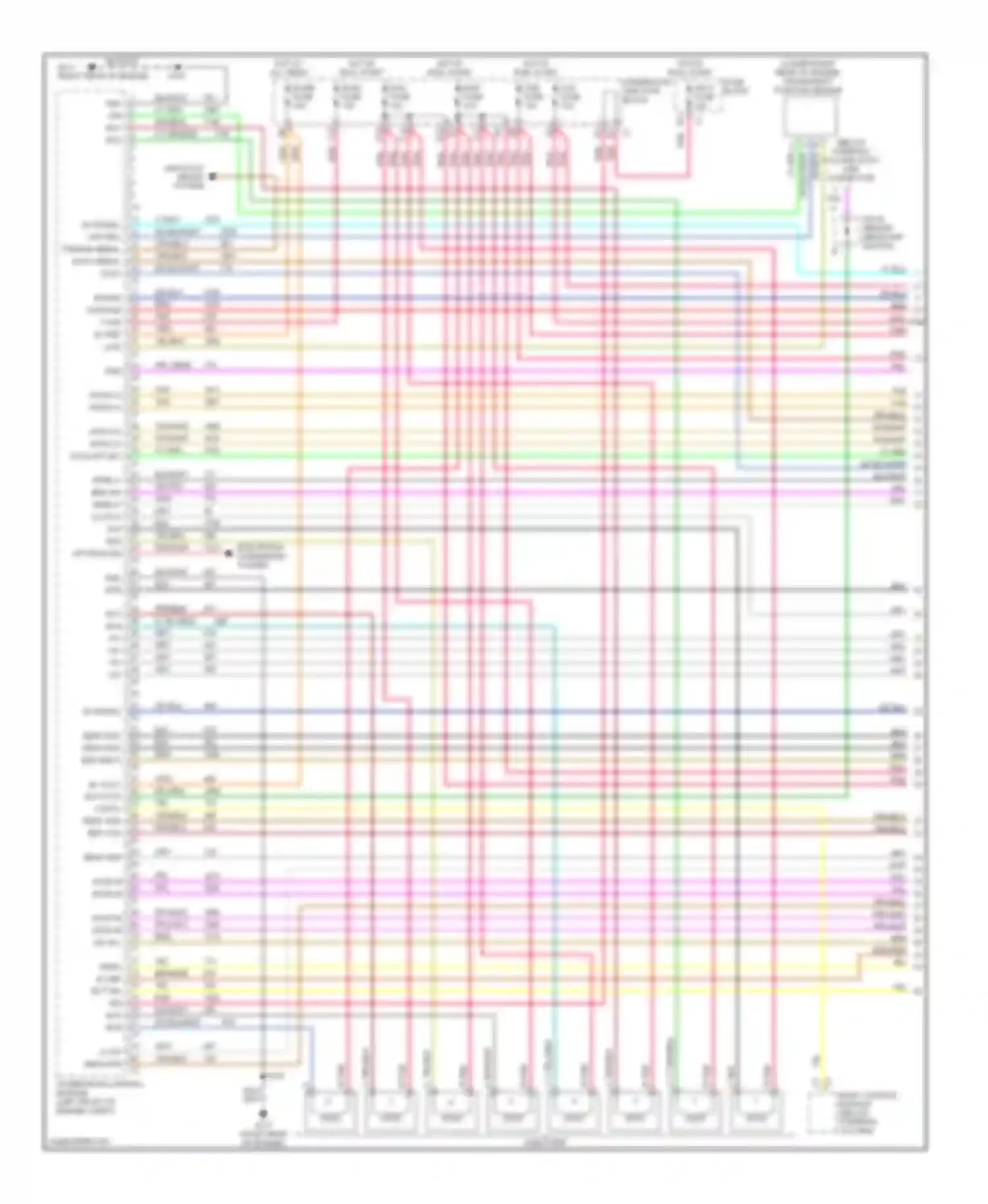 Sierra 2500 GMC  (2000-2004): Wiring diagram engine performance 5.3l vin t, engine controls circuit, except canadian built (1
of 5)