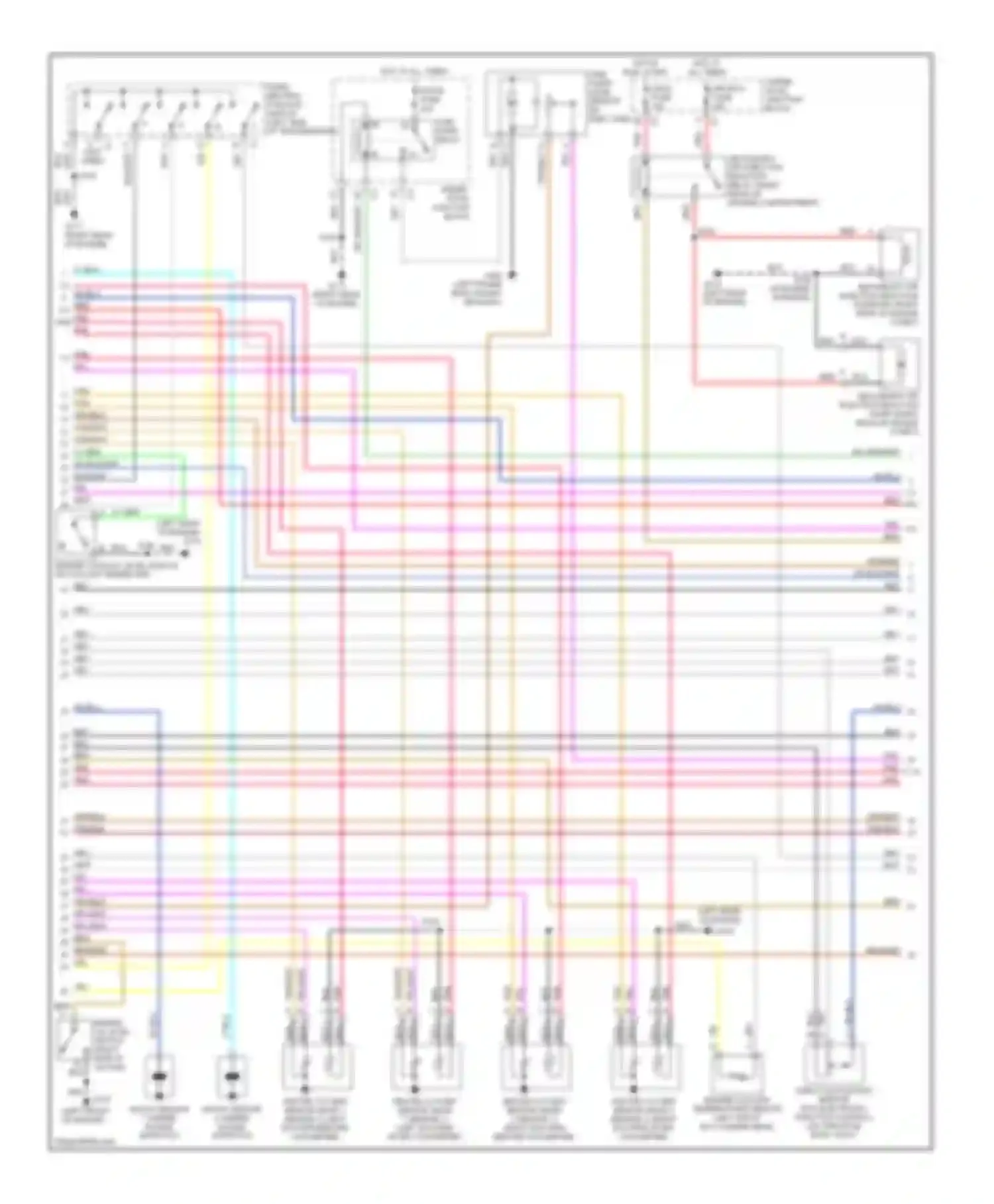 Sierra 2500 GMC  (2000-2004): Wiring diagram engine performance 5.3l vin t, engine controls circuit, except canadian built (2
of 5)
