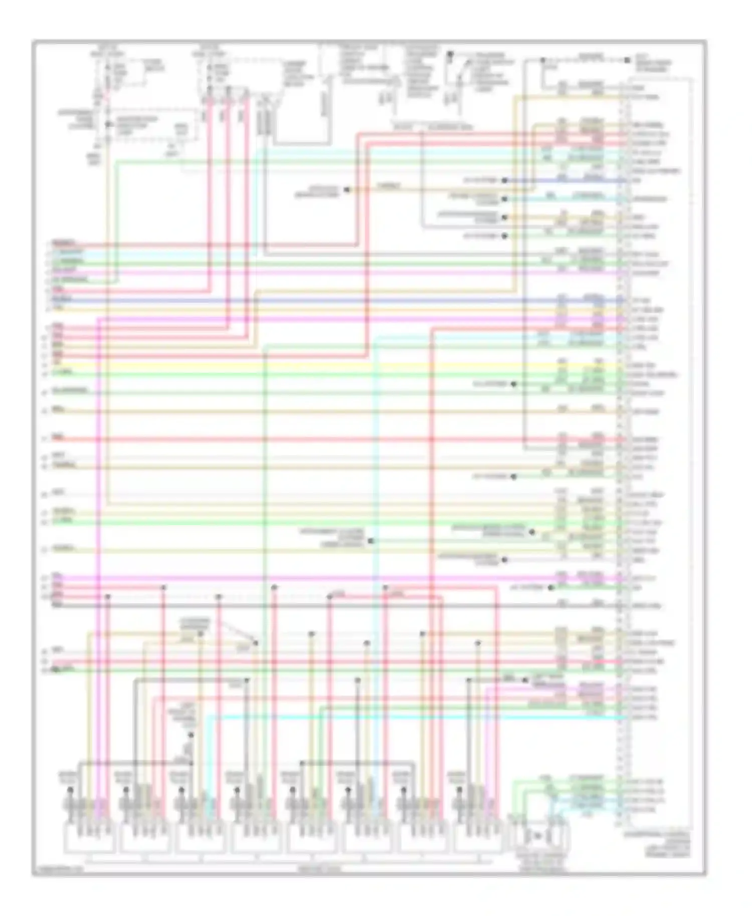 Sierra 2500 GMC  (2000-2004): Wiring diagram engine performance 5.3l vin t, engine controls circuit, except canadian built (5
of 5)