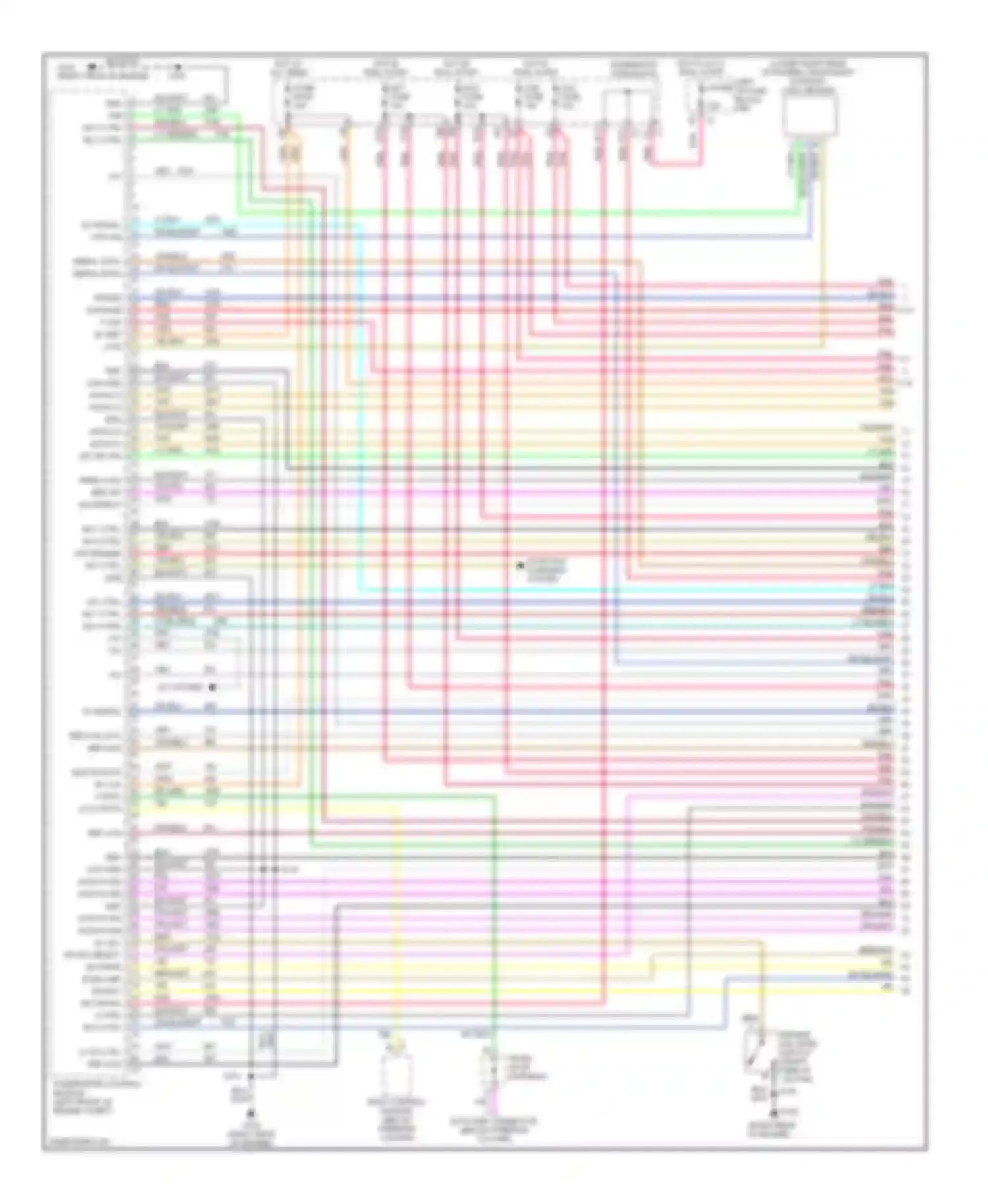 Sierra 2500 GMC  (2000-2004): Wiring diagram engine performance 6.0l bi-fuel (1 of 8)
