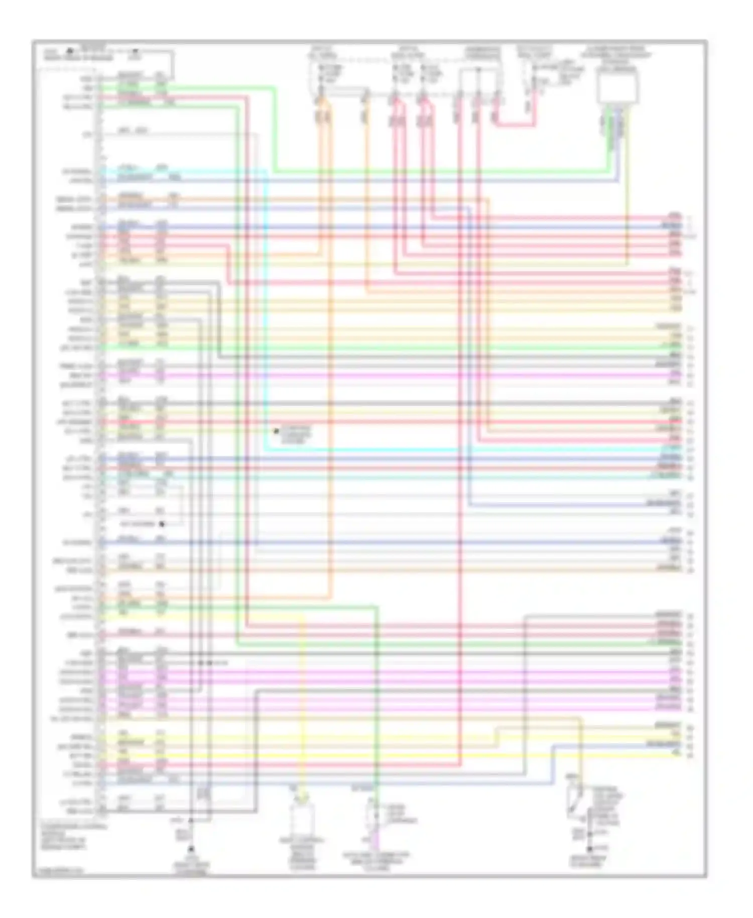 Sierra 2500 GMC  (2000-2004): Wiring diagram engine performance 6.0l cng (1 of 7)