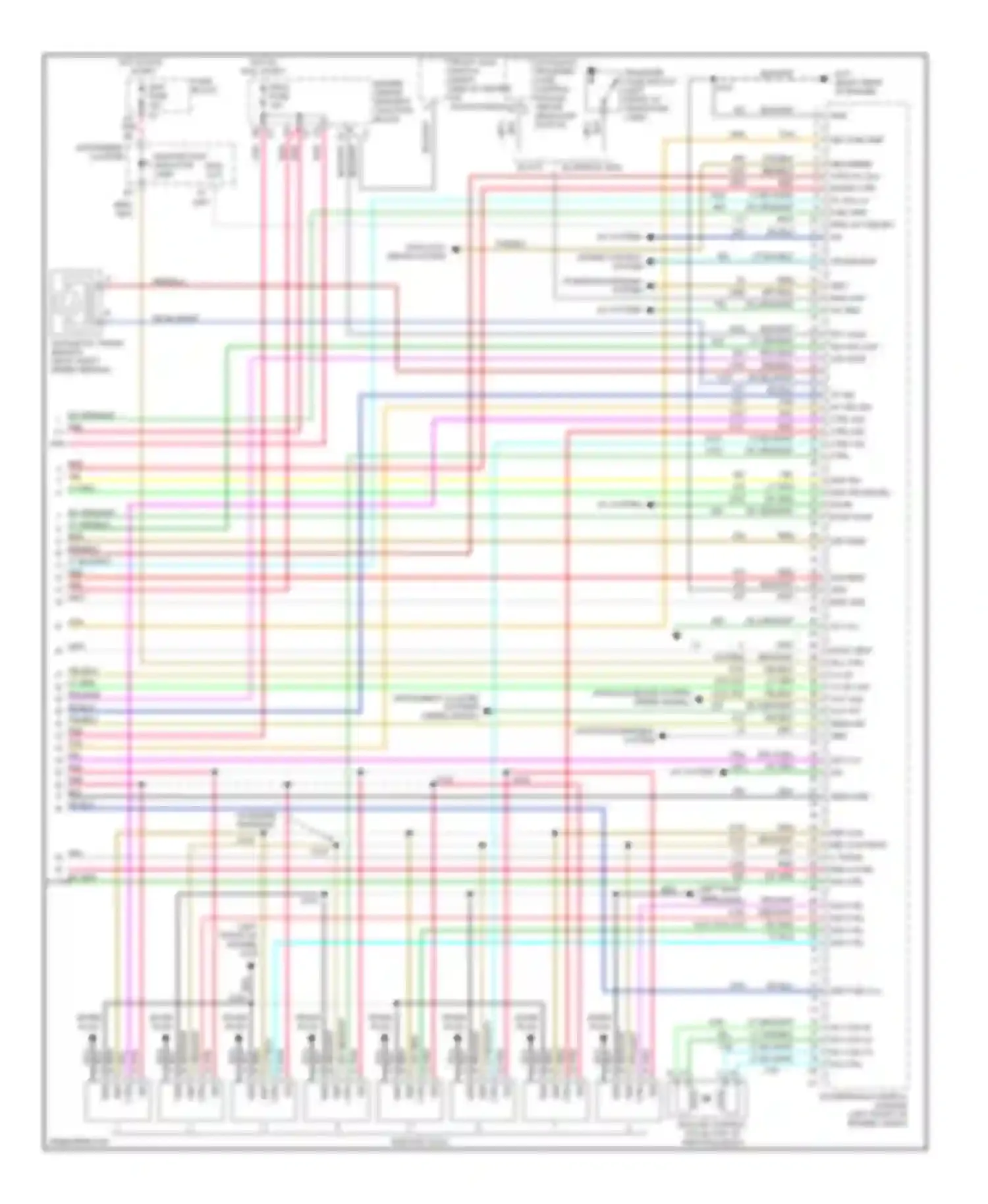 Sierra 2500 GMC  (2000-2004): Wiring diagram engine performance 6.0l vin us (5 of 5)