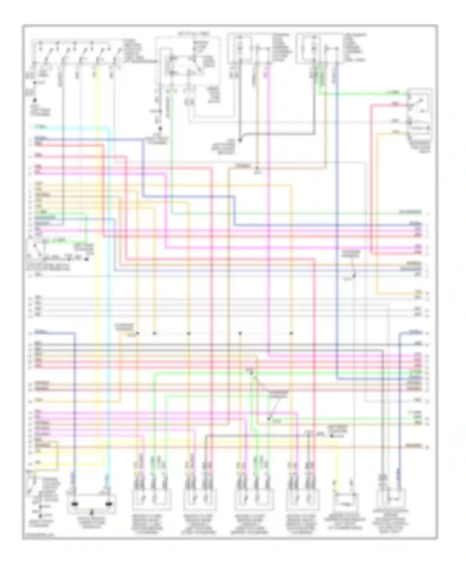 Sierra 2500 GMC  (2000-2004): Wiring diagram engine performance 6.0l vin us, with isolated grounded
ho2s sensors (2 of 5)