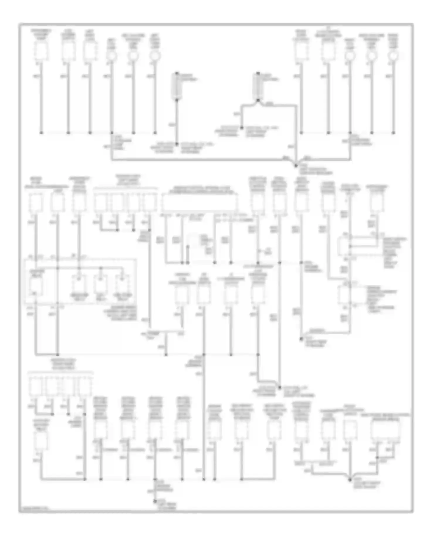 Sierra 2500 GMC  (2000-2004): Ground distribution circuit (1 of 3)