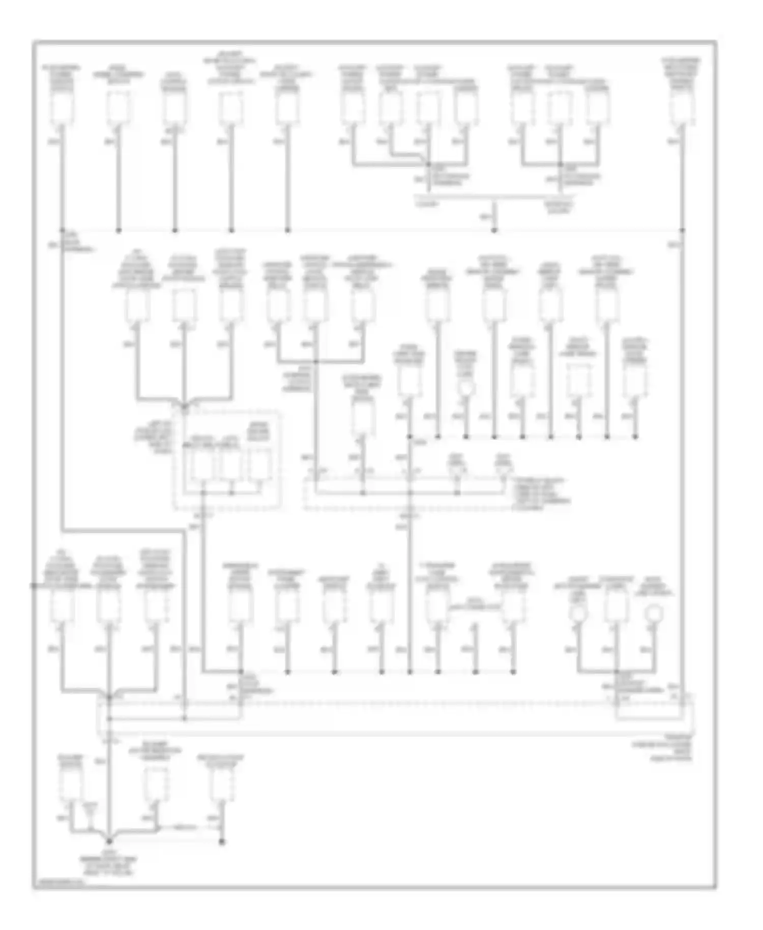 Sierra 2500 GMC  (2000-2004): Ground distribution circuit (4 of 4)