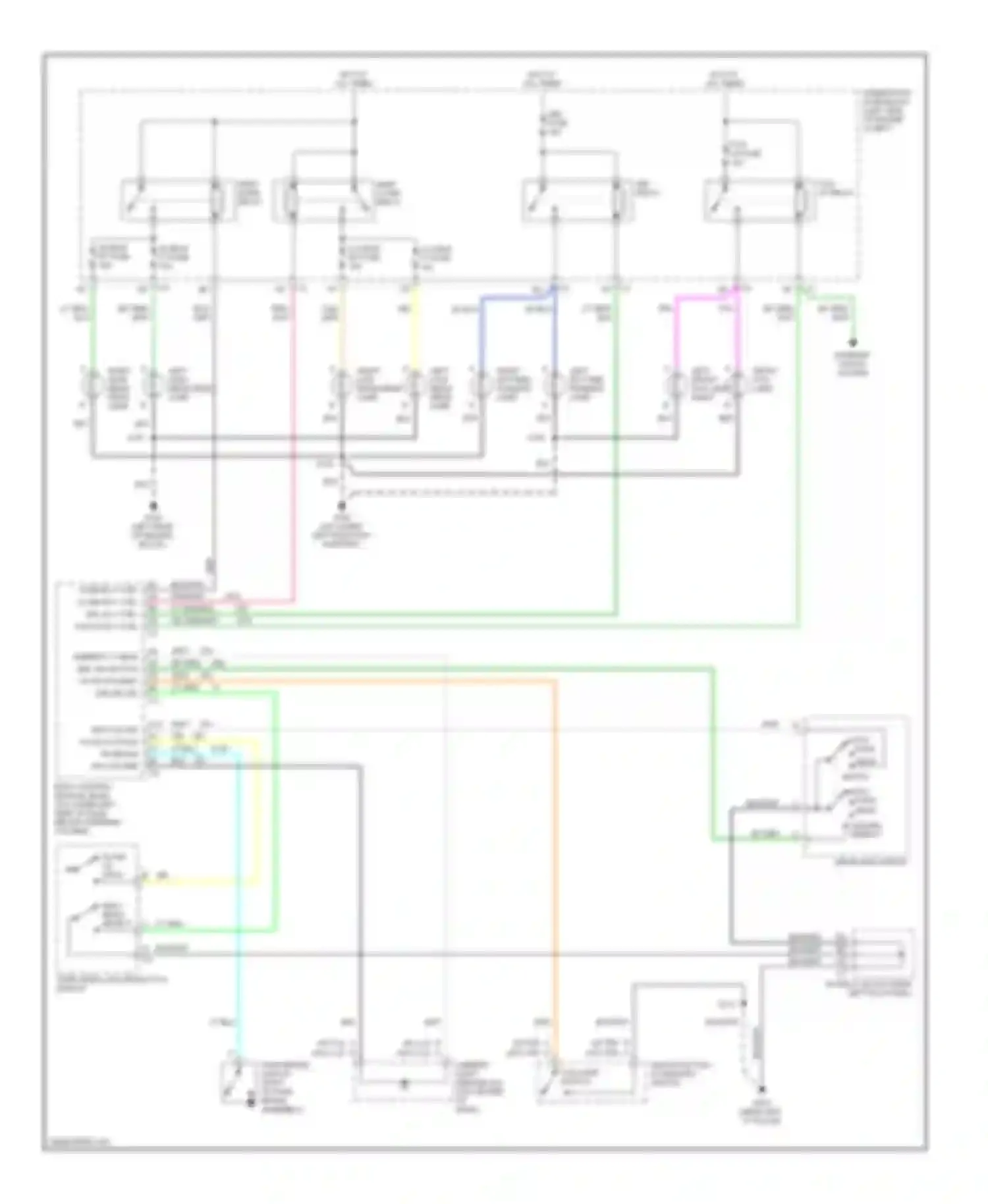 Sierra 2500 GMC  (2000-2004): Headlights circuit