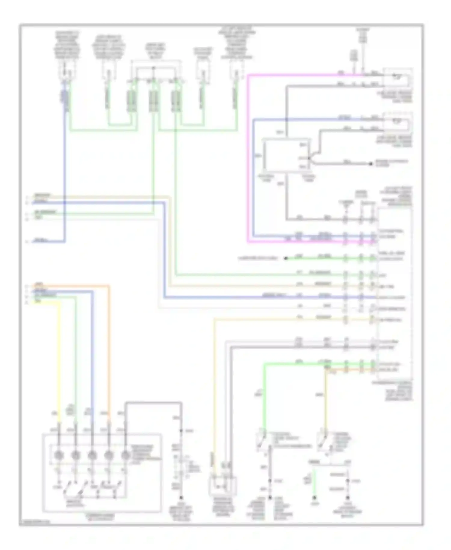 Sierra 2500 GMC  (2000-2004): Instrument cluster circuit (2 of 2)