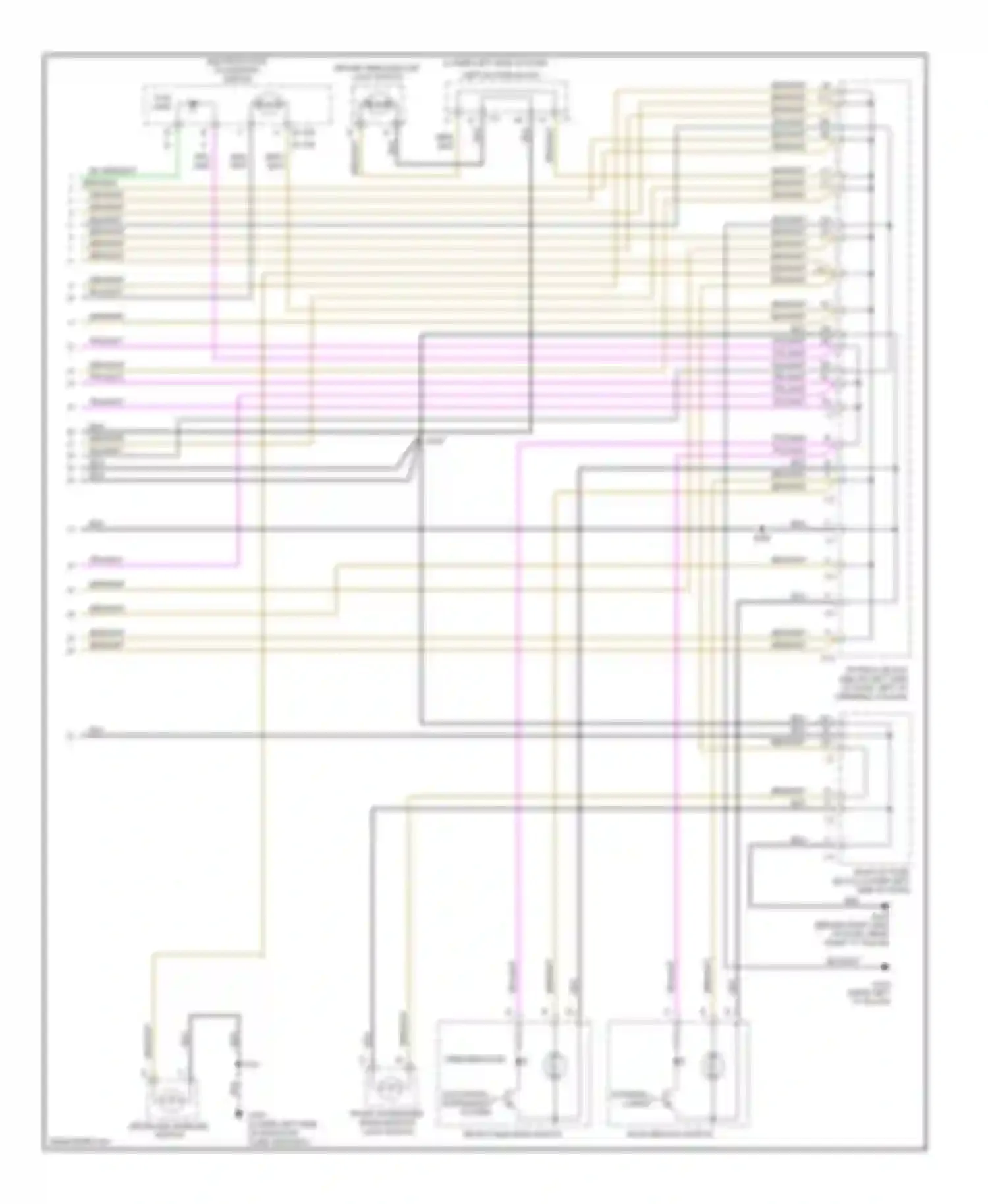 Sierra 2500 GMC  (2000-2004): Instrument illumination circuit (3 of 3)