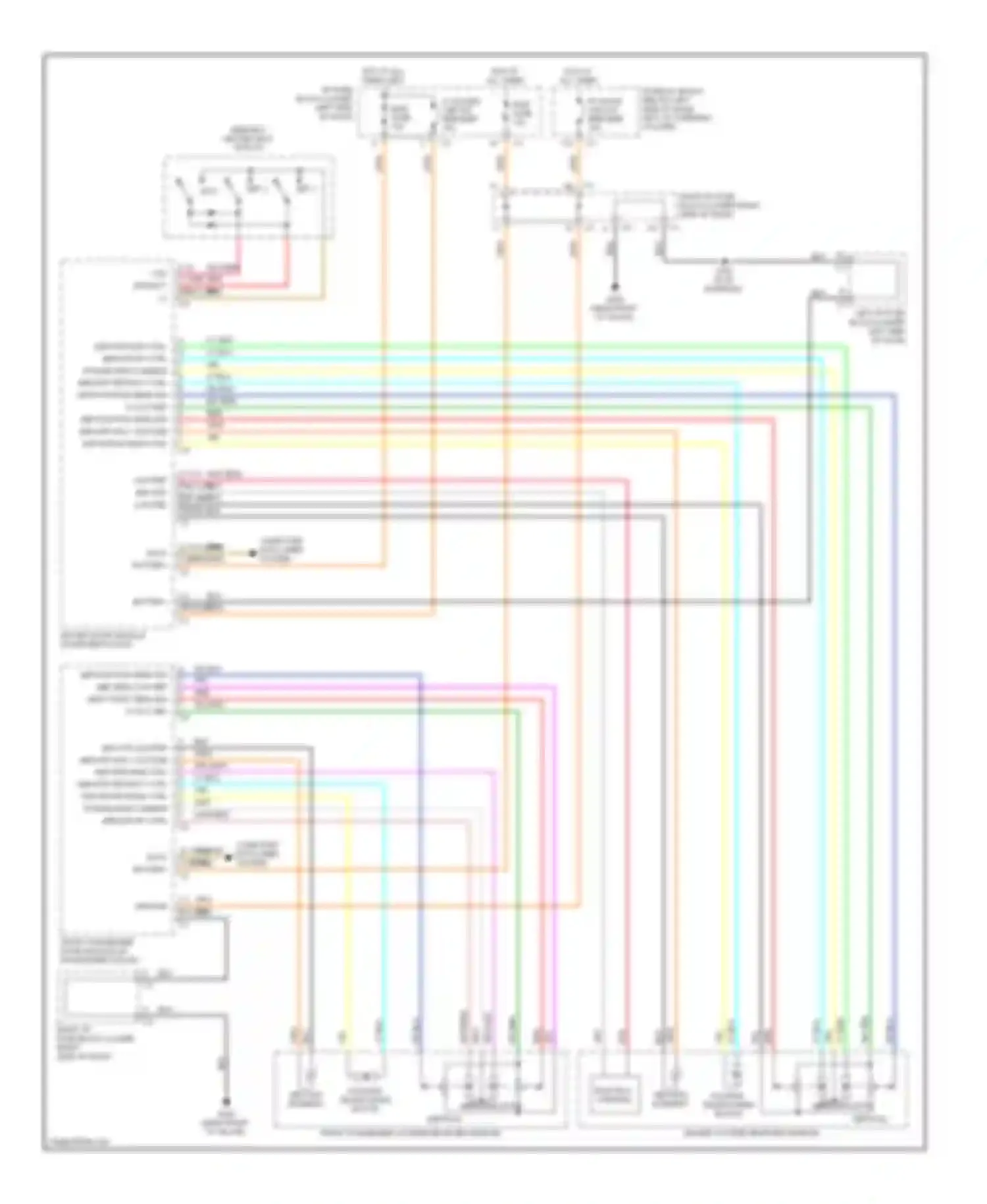 Sierra 2500 GMC  (2000-2004): Memory mirrors circuit