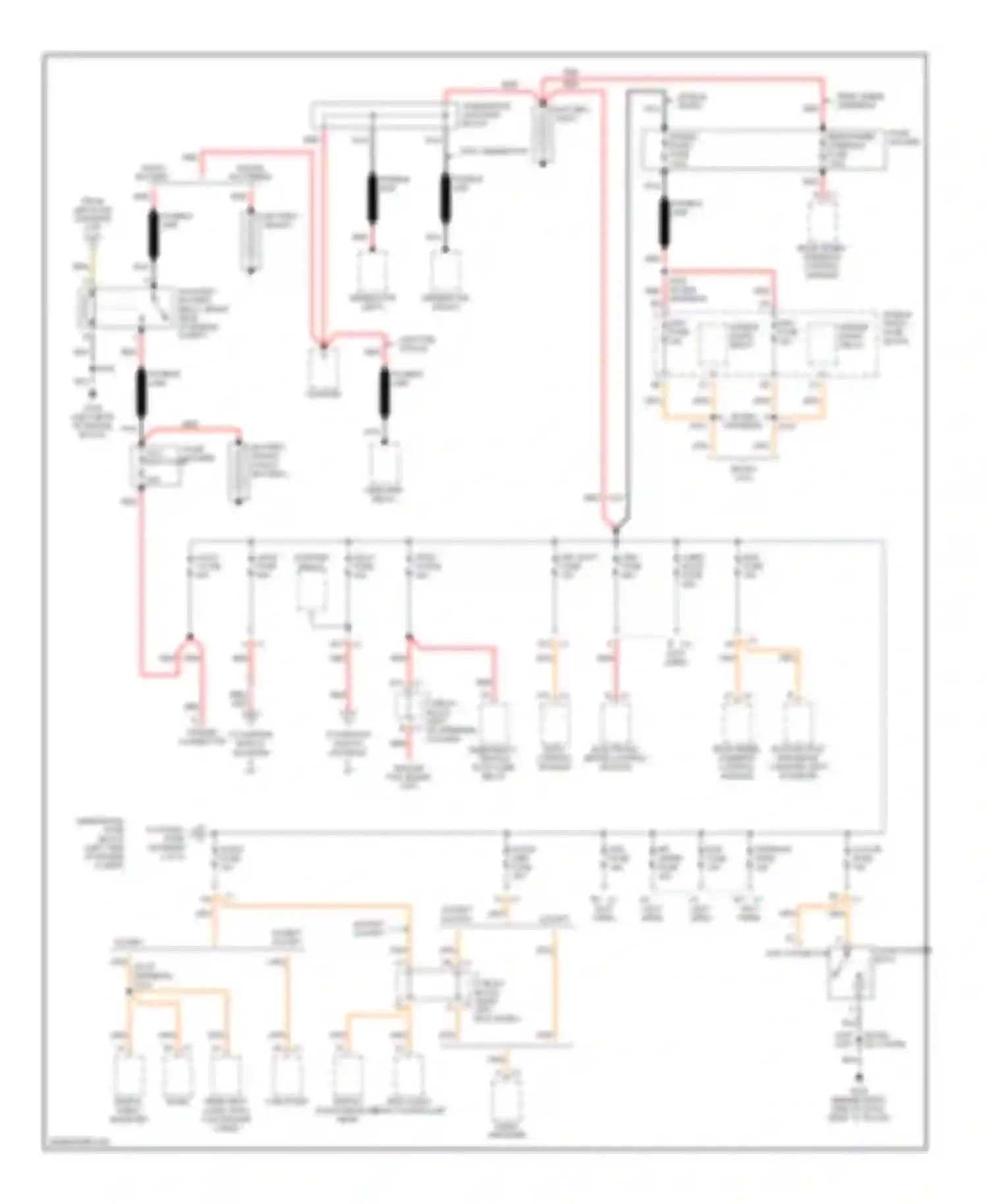 Sierra 2500 GMC  (2000-2004): 6.0l cng, power distribution circuit (1 of 6)