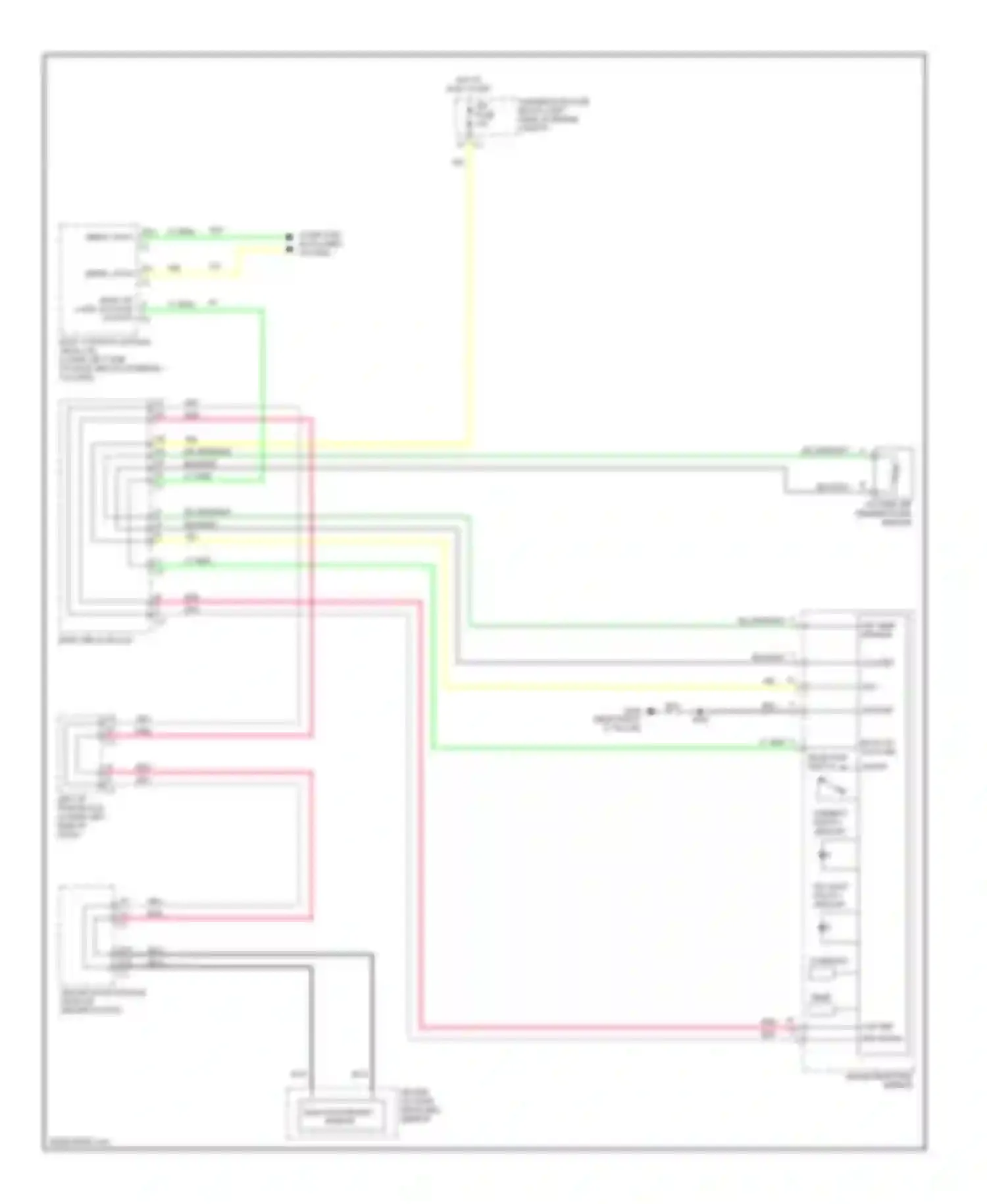 Sierra 2500 GMC  (2000-2004): Electrochromic mirror circuit