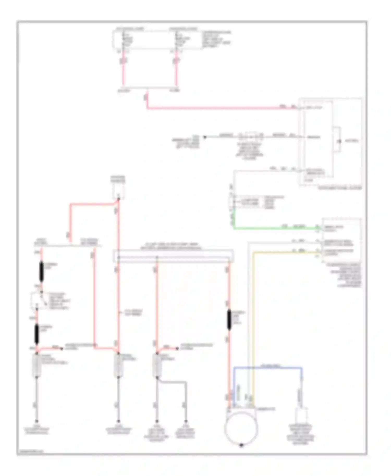 Sierra 2500 GMC  (2000-2004): Charging circuit