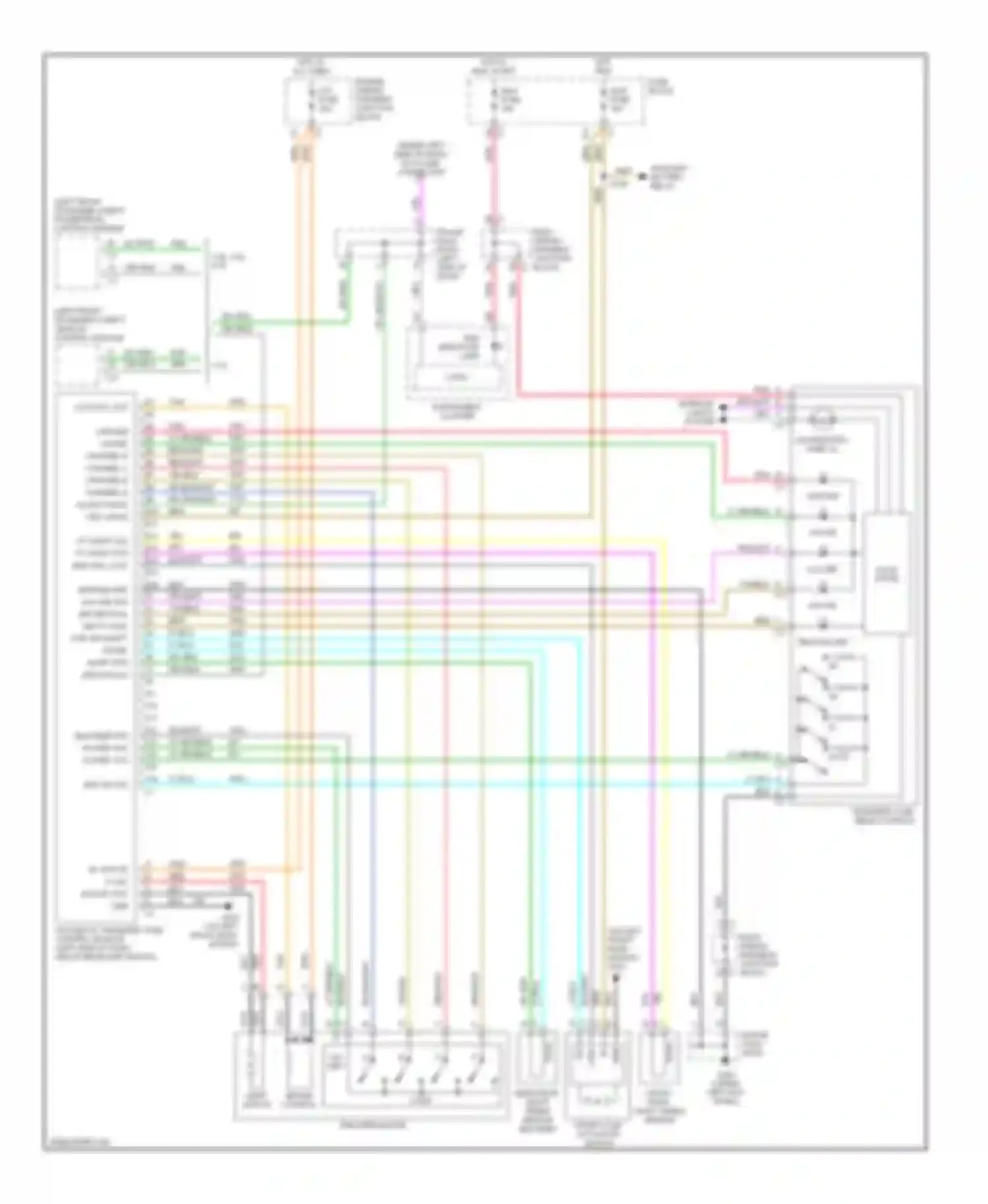 Sierra 2500 GMC  (2000-2004): Transfer case circuit, electronic