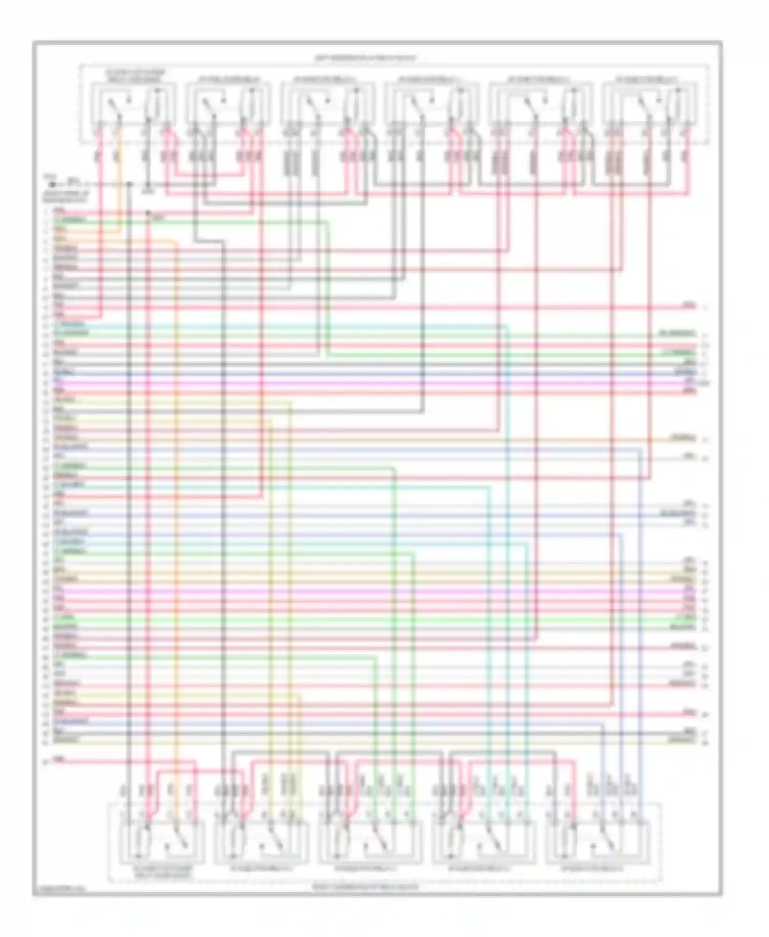 Wiring diagram af injector relay 1 for GMC Sierra 2500  (2000-2004) (1 of 2)