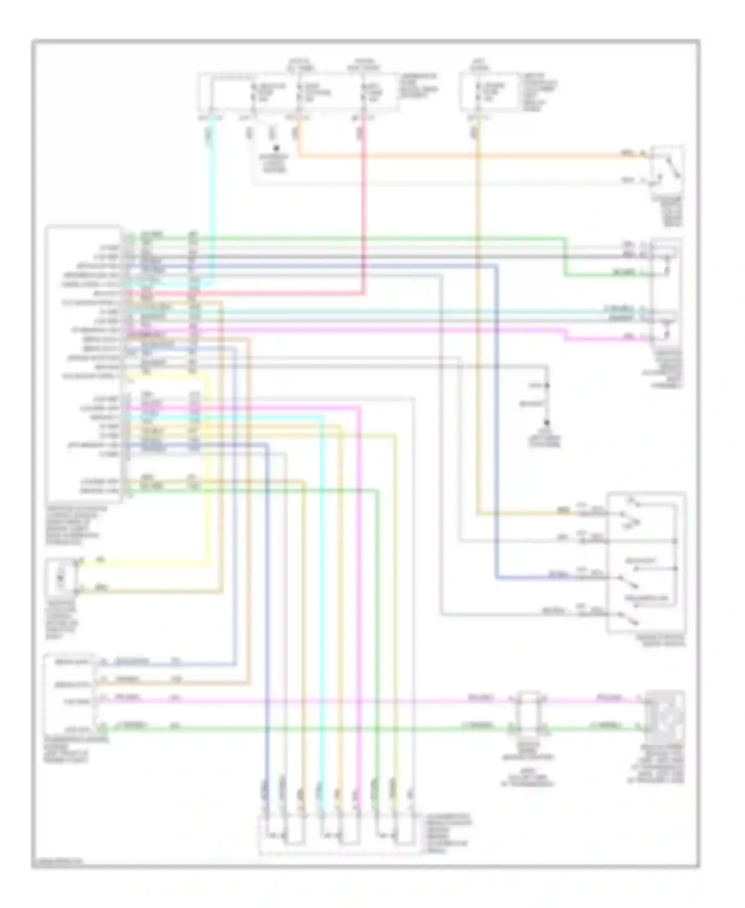 Wiring diagram cruise control on/off switch for GMC Sierra 2500  (2000-2004) (2 of 5)