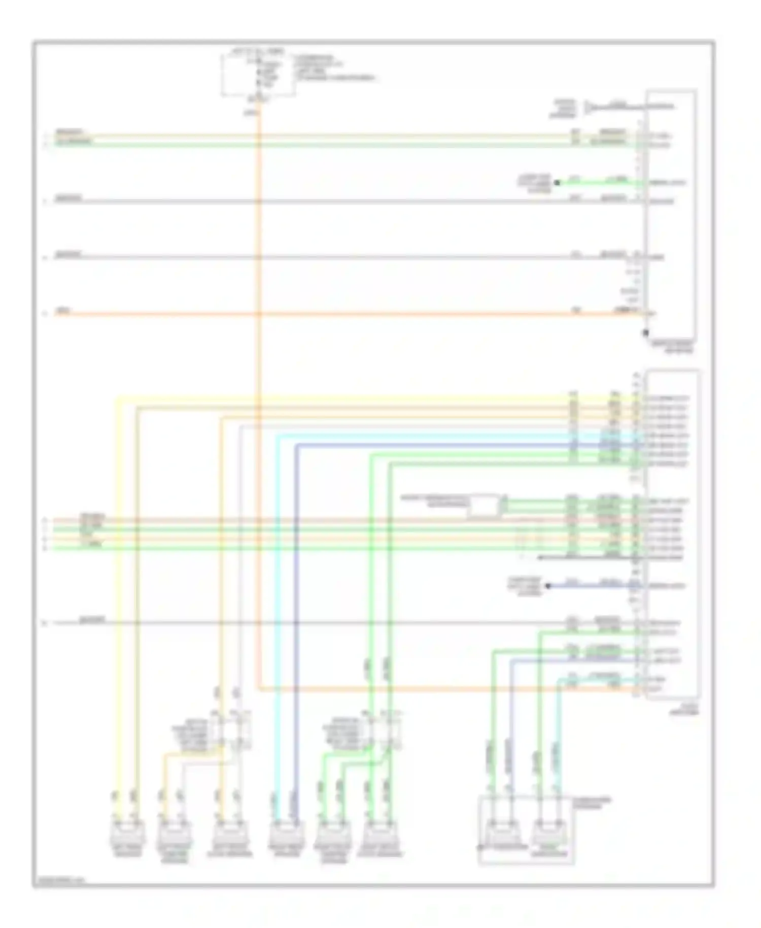Wiring diagram digital radio antenna for GMC Sierra 2500  (2000-2004) (3 of 3)