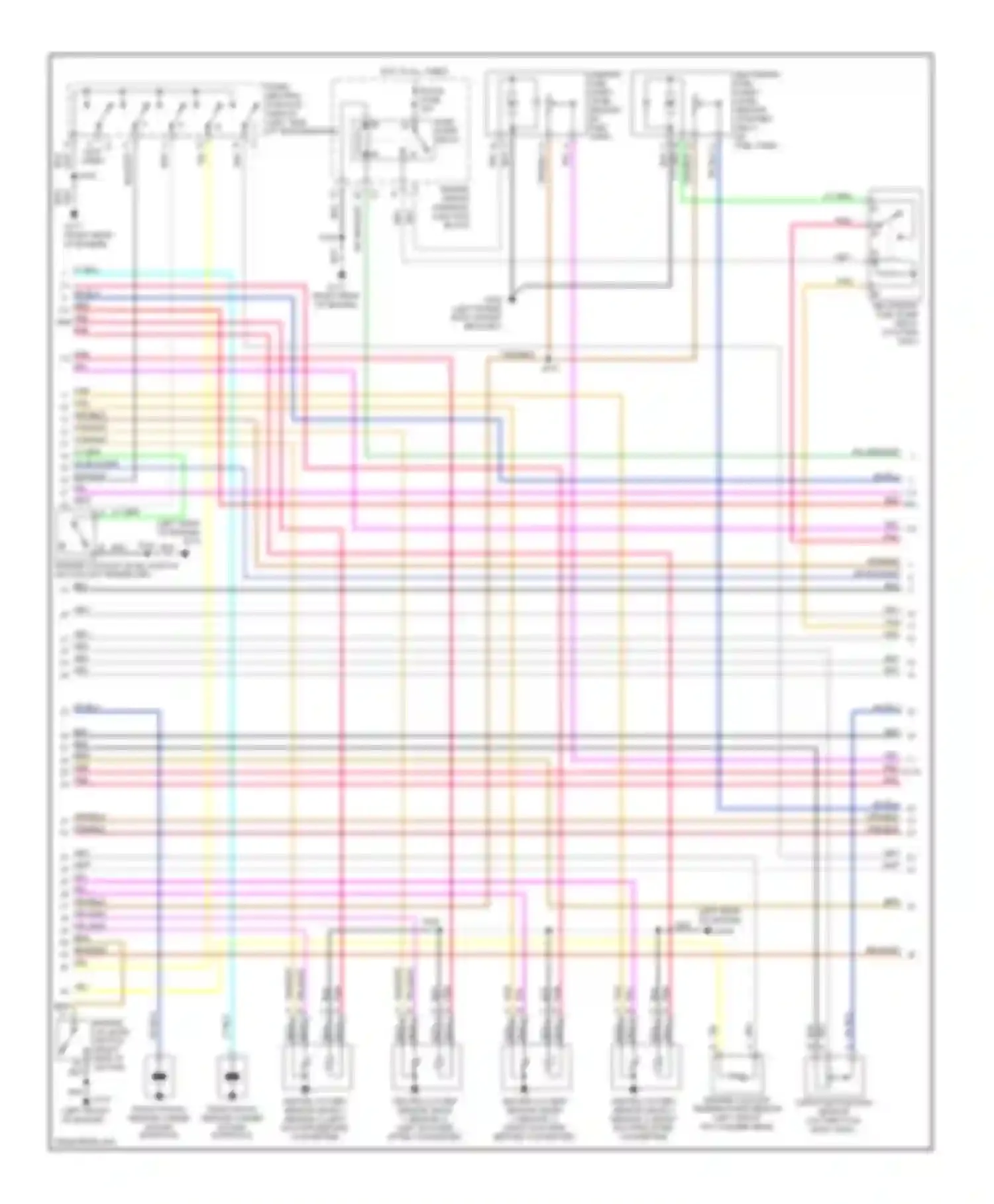 Wiring diagram engine wiring harness junction block for GMC Sierra 2500  (2000-2004) (8 of 10)