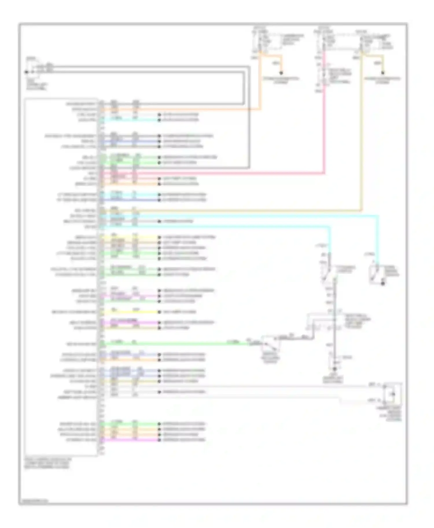 Wiring diagram key in ign sw sig for GMC Sierra 2500  (2000-2004) (1 of 1)