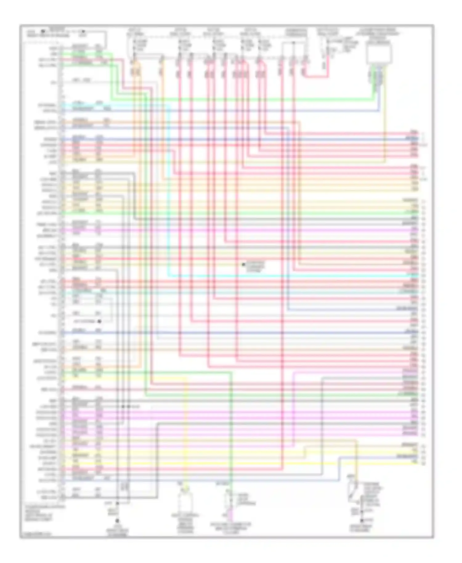Wiring diagram left i/p fuse block ign 0 fuse for GMC Sierra 2500  (2000-2004) (1 of 3)