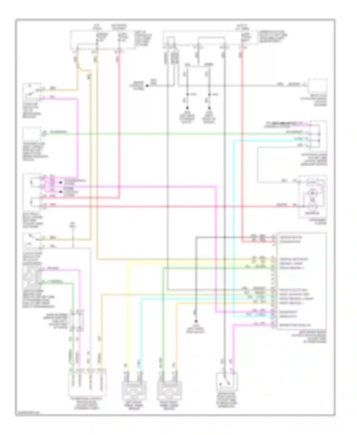 Wiring diagram m/t only for GMC Sierra 2500  (2000-2004) (1 of 3)
