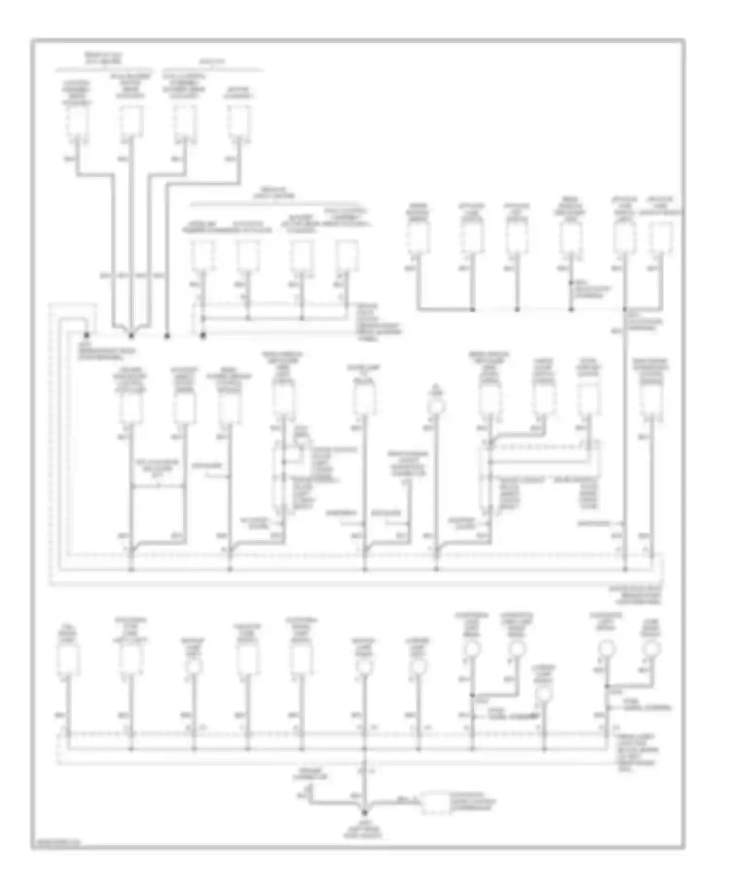 Wiring diagram rear parking assist diagnostic connector for GMC Sierra 2500  (2000-2004) (2 of 2)