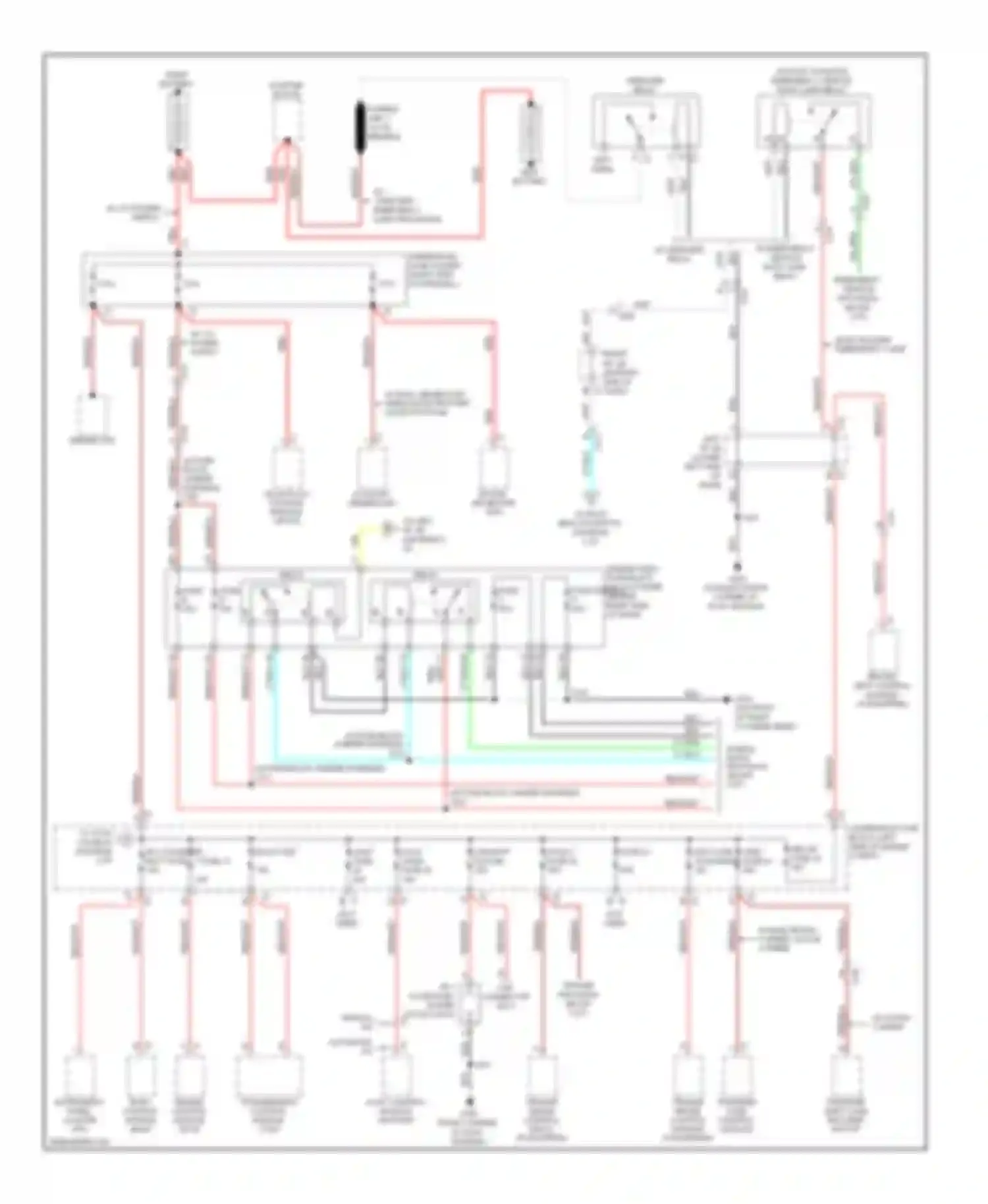 Sierra 3500 HD GMC  (2007-2012): 6.6l vin l, power distribution circuit (1 of 5)